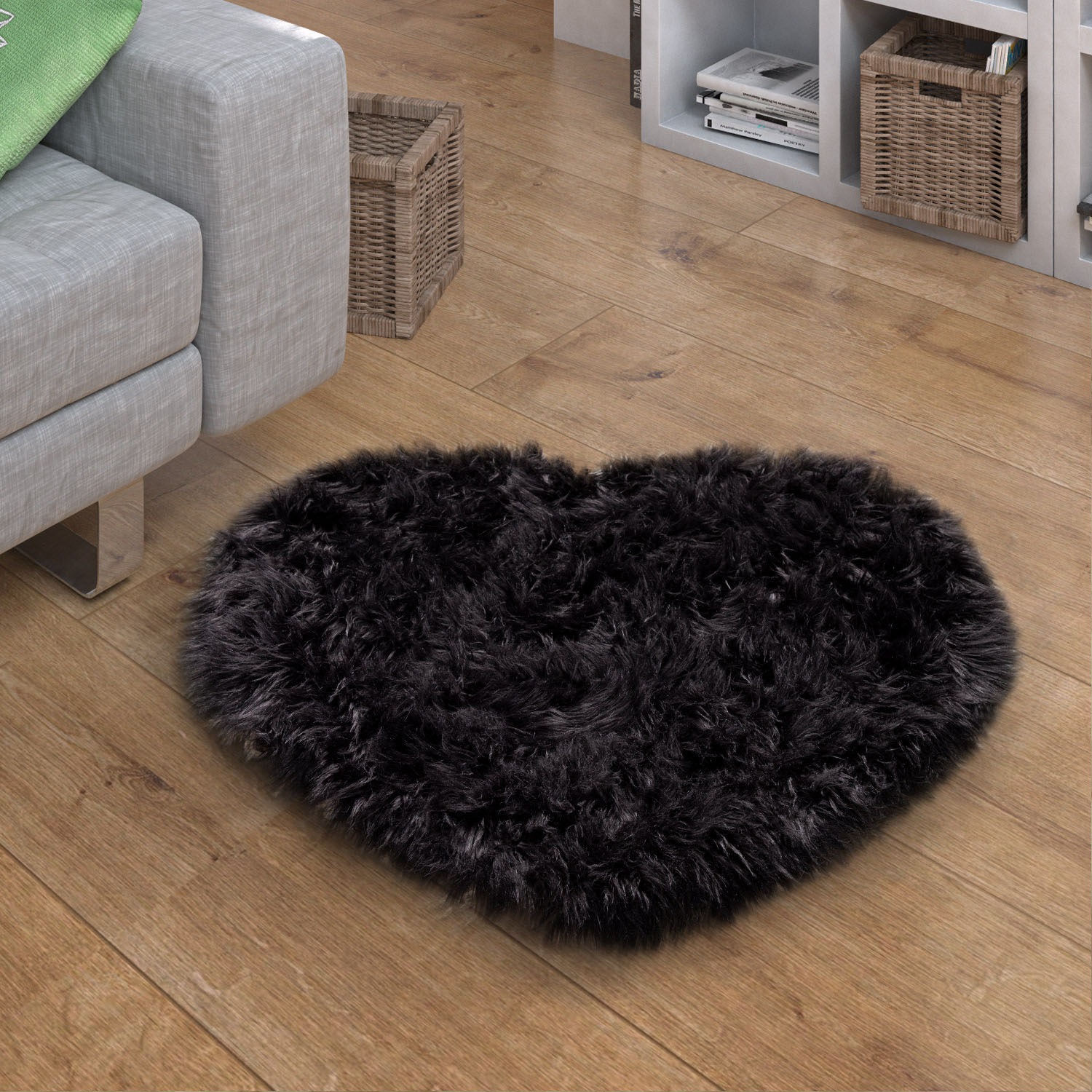 Paco Home Fellteppich »Playa 960«, herzförmig, 64 mm Höhe, Kunstfell, Floka günstig online kaufen