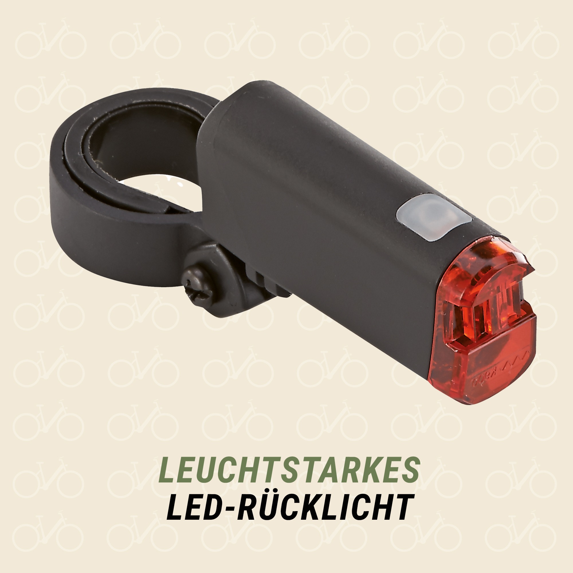 Prophete Fahrradbeleuchtung »LED Batteriebeleuchtungsset 15 Lux«