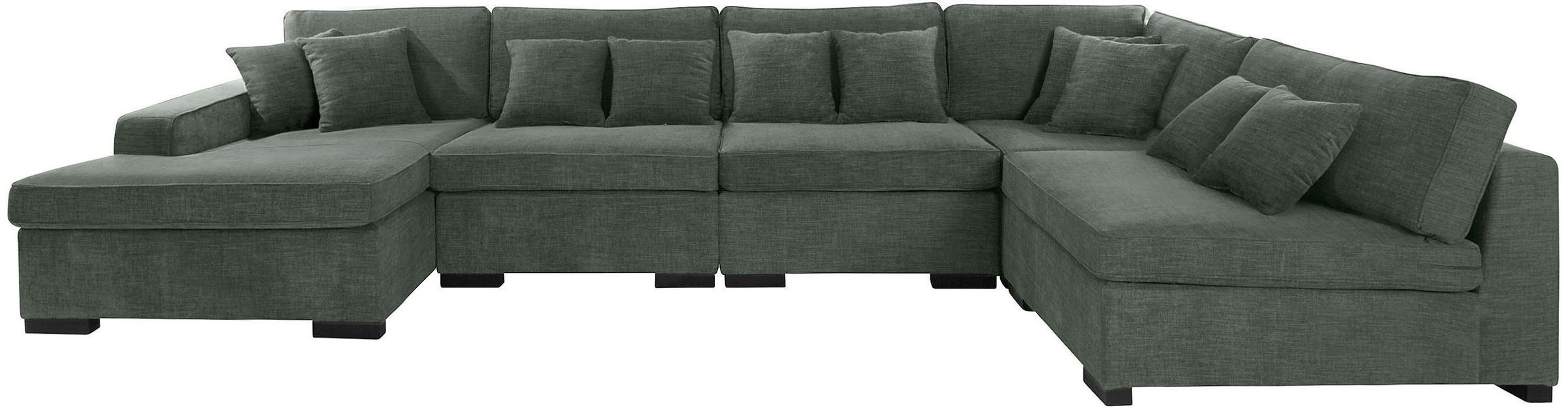 Guido Maria Kretschmer Home&Living Wohnlandschaft »Skara U-Form«, Lounge-Sofa mit Federkernpolsterung, in vielen Bezugsvarianten