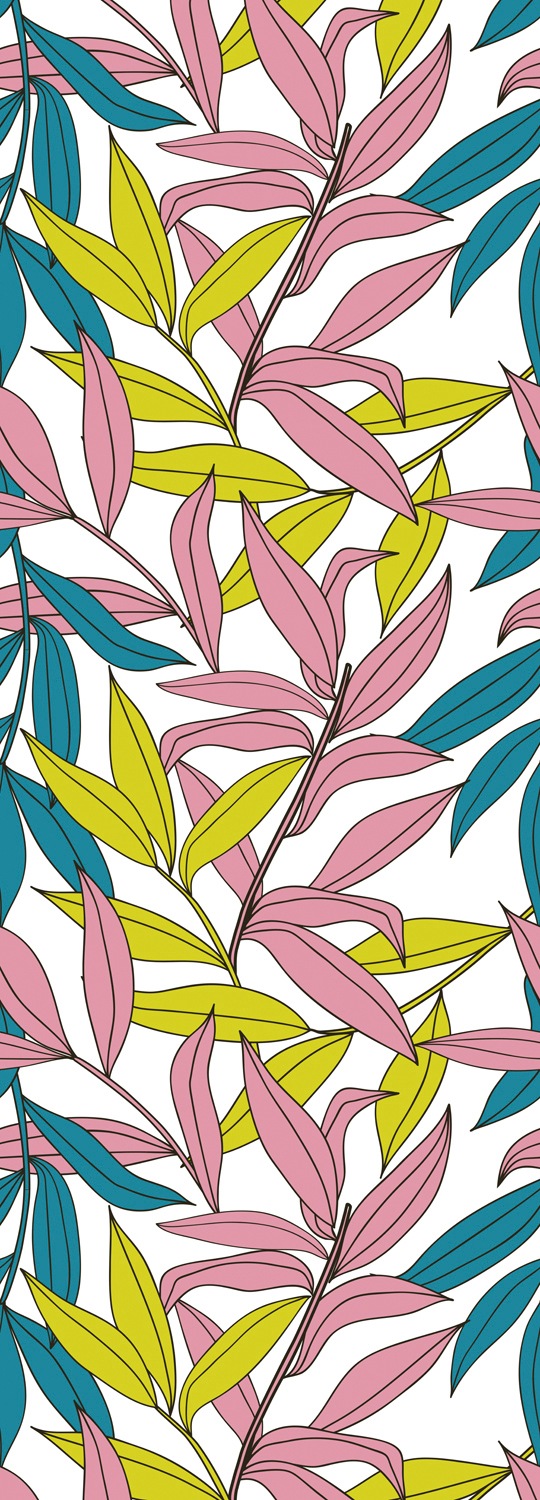 queence Vinyltapete »Archie« Motiv   bedruckt   botanisch   floral   gemust günstig online kaufen