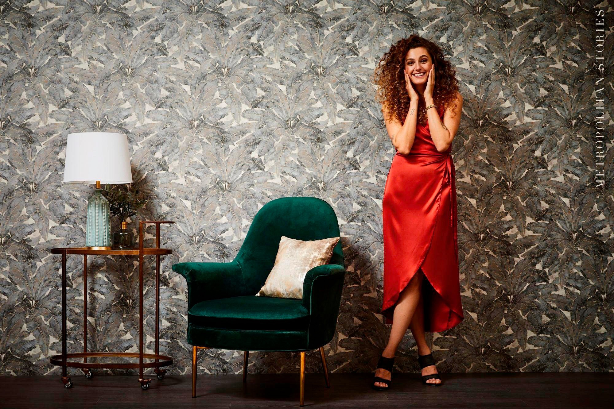 living walls Vliestapete »Metropolitan Stories Francesca Milano«, Wald-natürlich-floral, Modern Tapete Wald Tapeten Wohnzimmer Schlafzimmer Küche Design Optik