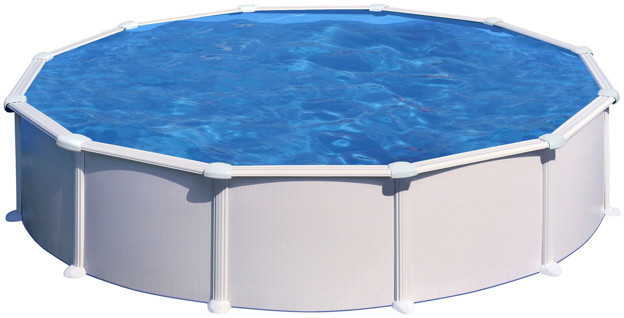 Gre Rundpool »ATLANTIS inkl. Zubehör«, (Set, 5 tlg.), Höhe: 132 cm, in versch. Größen