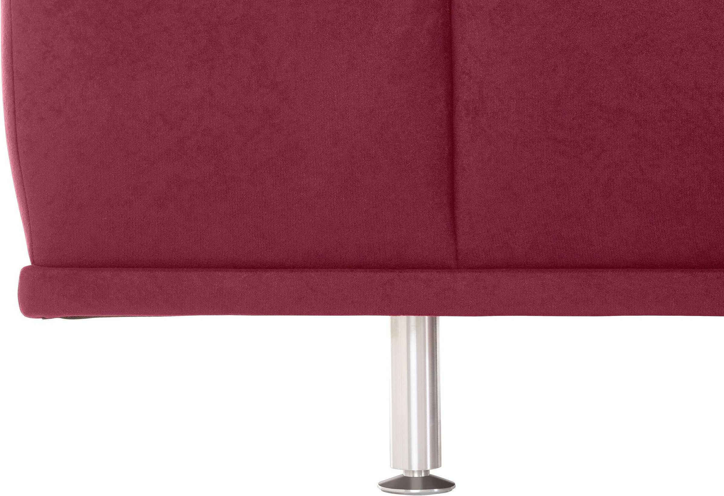 sit&more Ecksofa »Mariola L-Form«, mit Recamiere und Federkern, inklusive Sitztiefenverstellung