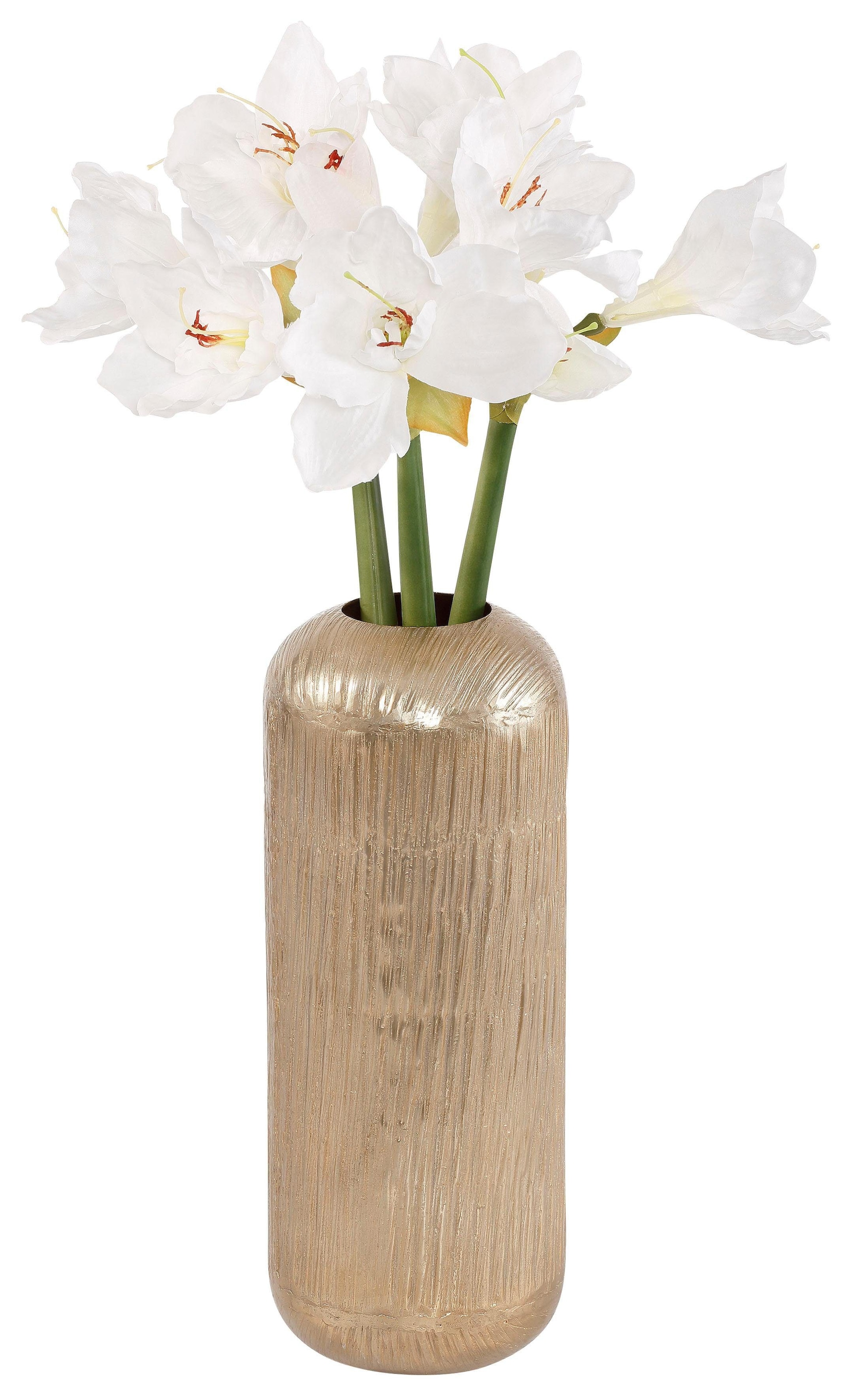 Kunstblume »Amaryllis«, (Set, 4 St.), mit Vase online kaufen