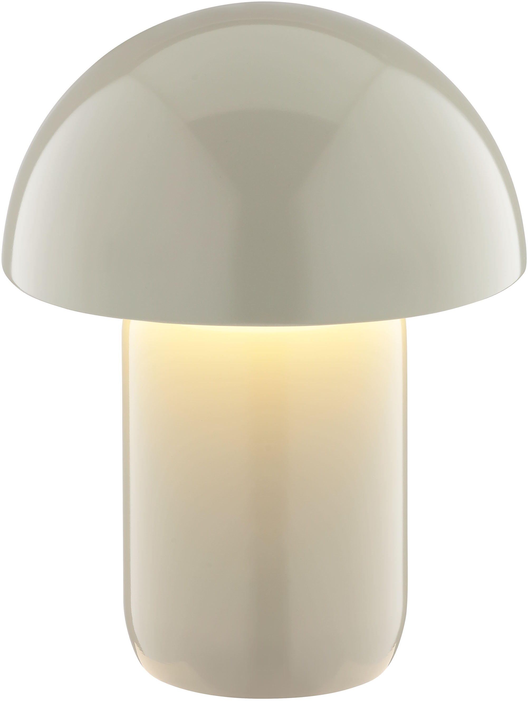 LeGer Home by Lena Gercke LED Tischleuchte »Galilea«, 1 flammig, Leuchtmittel LED-Modul | LED fest integriert, dimmbar, Ø 20 cm, Metall, Akku Tischlampe, Schalter mit Touchfunktion