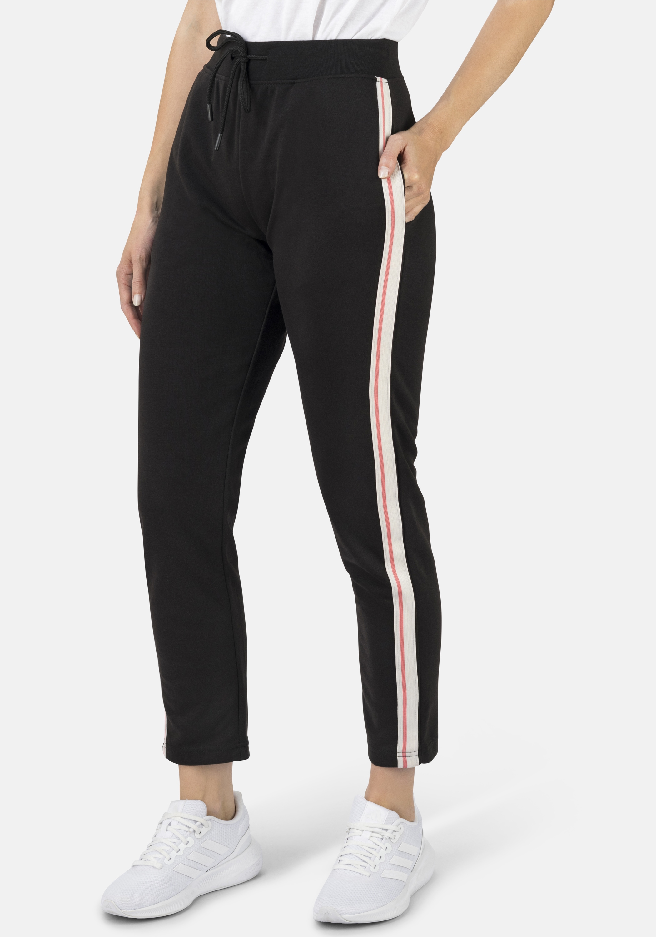 Sporthose JUDY 30 Galon D. Sweathose, Sporthose Regular Fit Sport Baumwolle für Damen, Gr. 44/46, black