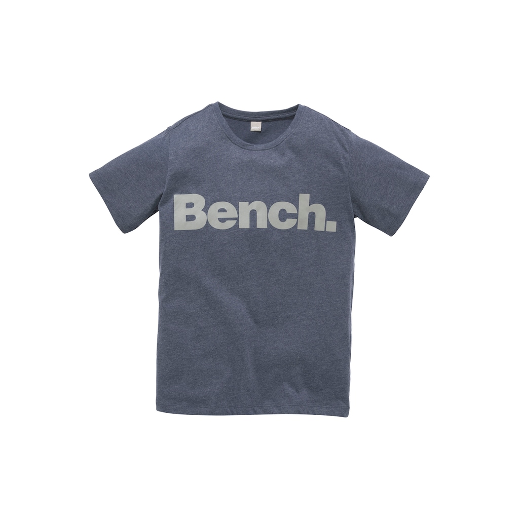 Bench. T-Shirt »Basic«, in melierter Optik