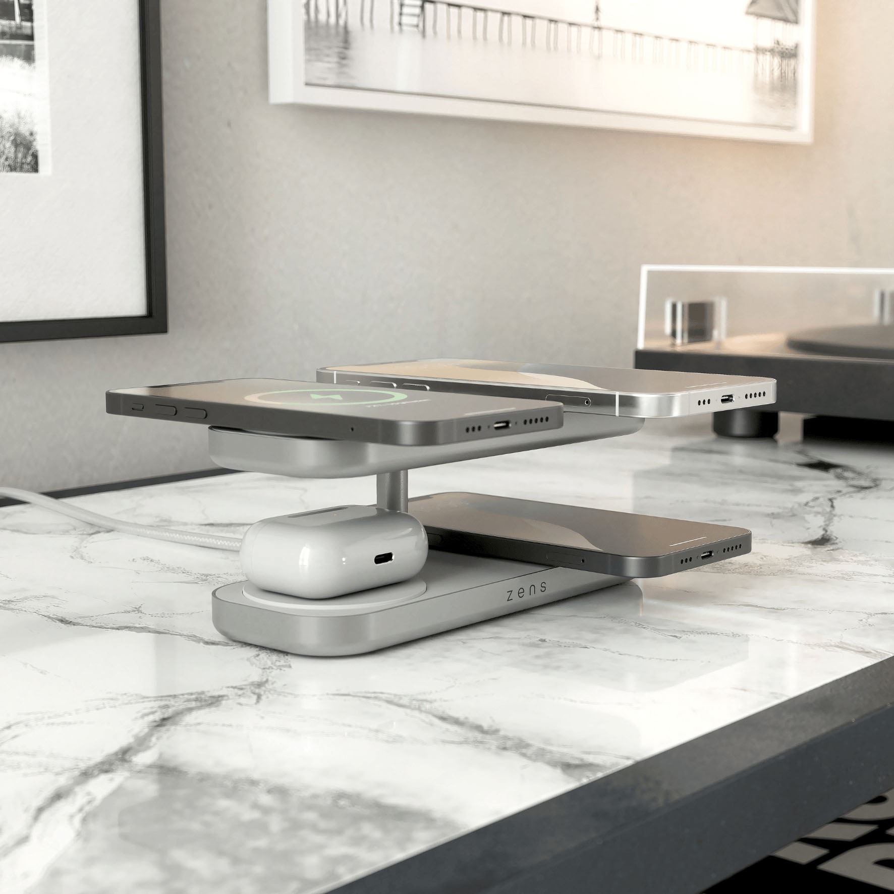 Zens Ladestation »Quattro Charger Pro 4«
