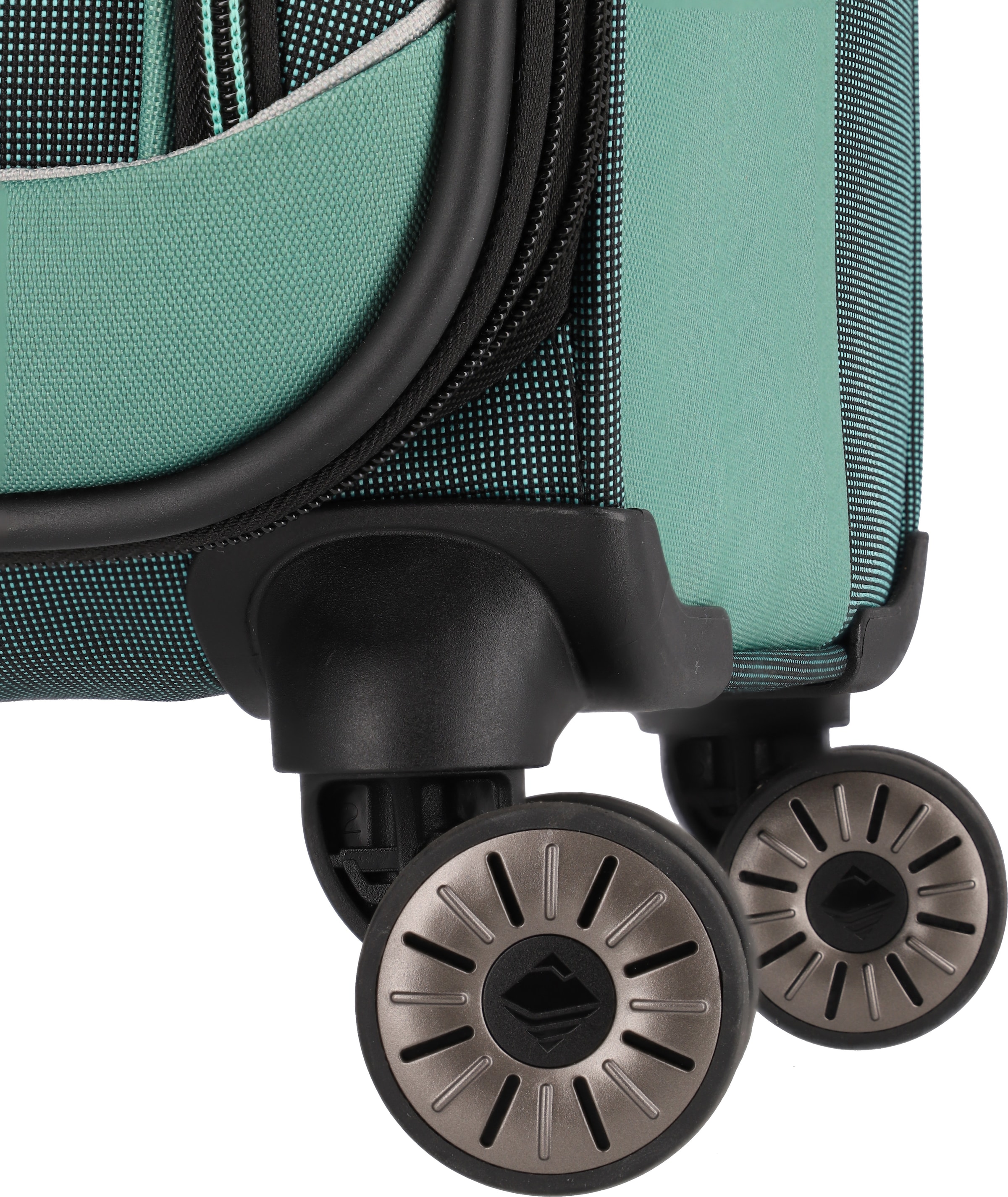 travelite Trolleyset »VIIA S/M/L und Reisetasche«, (Set, 4 tlg.), Kofferset Reisegepäck mit erweiterbarem Volumen und TSA Schloss