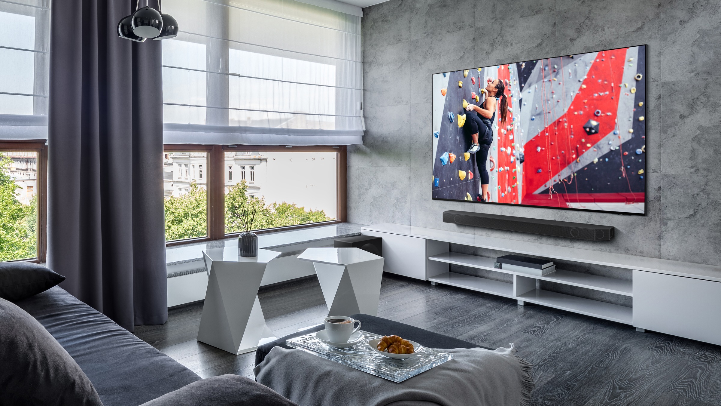 Samsung OLED-Fernseher »GQ55S95DAT«, 4K Ultra HD, Smart-TV, Neural Quantum 4K AI Gen2 Prozessor, Glare Free, bis zu 144Hz