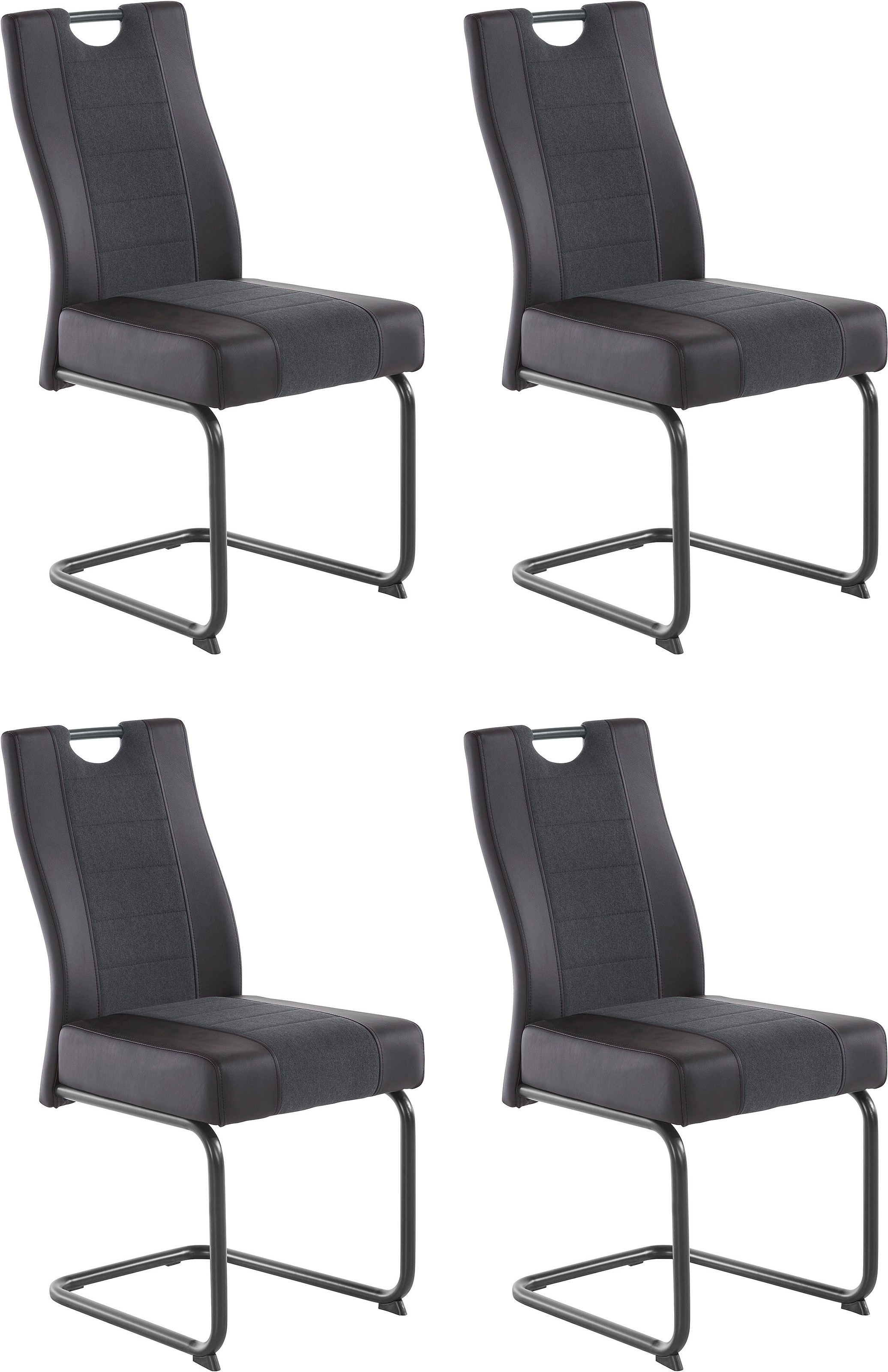 HELA Stuhl »Erika bestellen 4 (Set), komfortable S«, Federkern 2 Stück, oder 4 auf Raten Polsterung Kunstleder-Webstoff, St