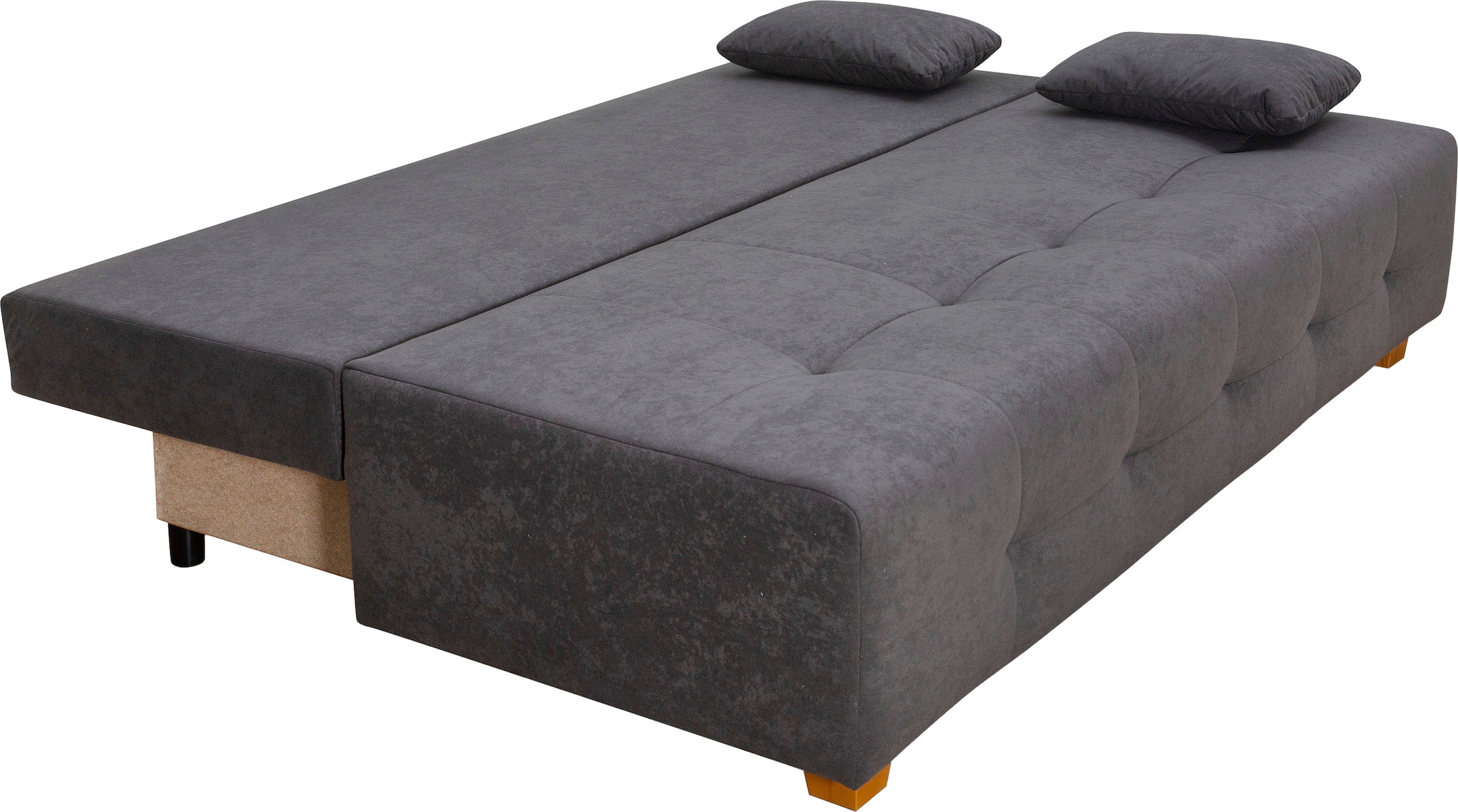 COLLECTION AB Schlafsofa »Bella«, Schlafsofa,Bettkasten,Bonellfederkern,Rückenkissen,Armlehnenkissen