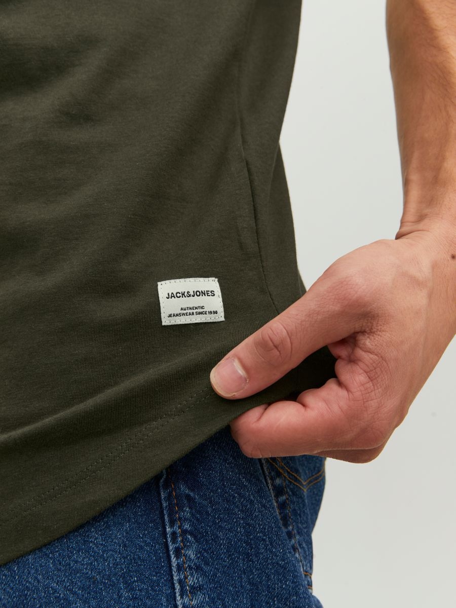 Jack & Jones Rundhalsshirt »JJENOA TEE SS CREW NECK 7PK MP NOOS«, (Packung, 7 tlg.)