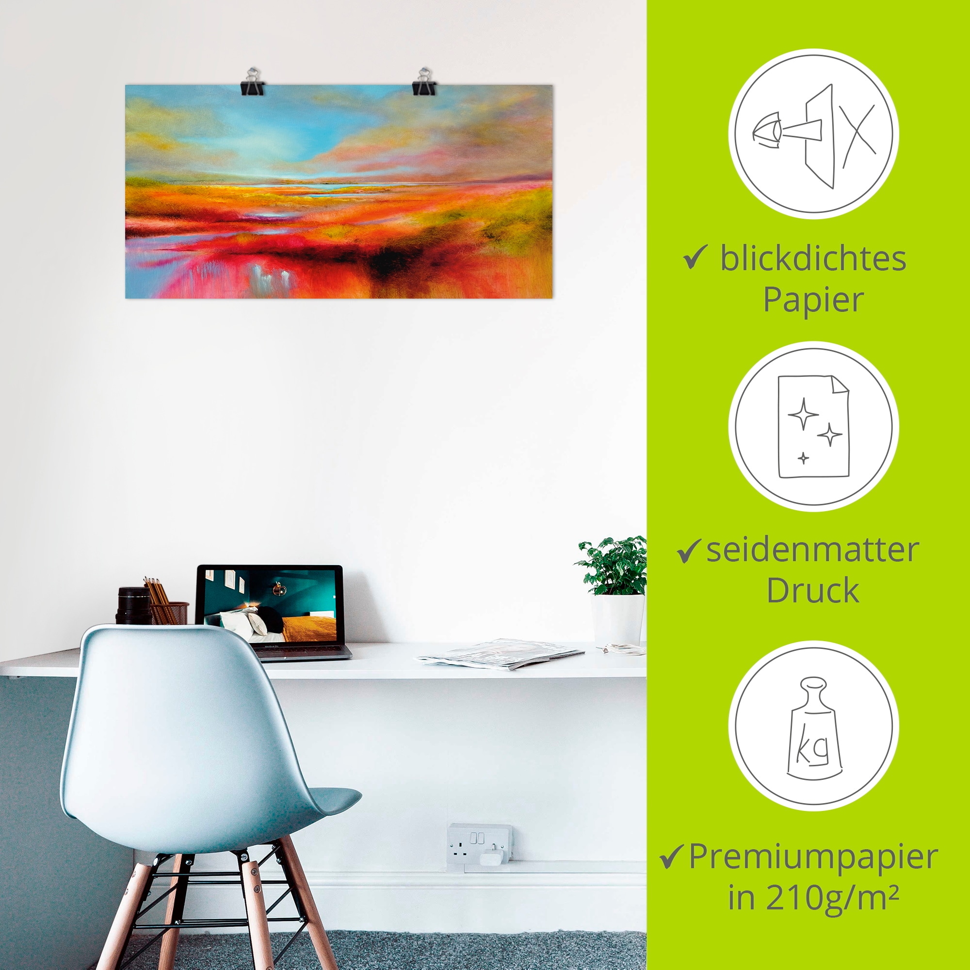 Artland Wandbild »Ein perfekter Tag« Bilder vom Sonnenuntergang & -aufgang 1 Stk. tlg. als Leinwandbild, Poster in verschied. Größen