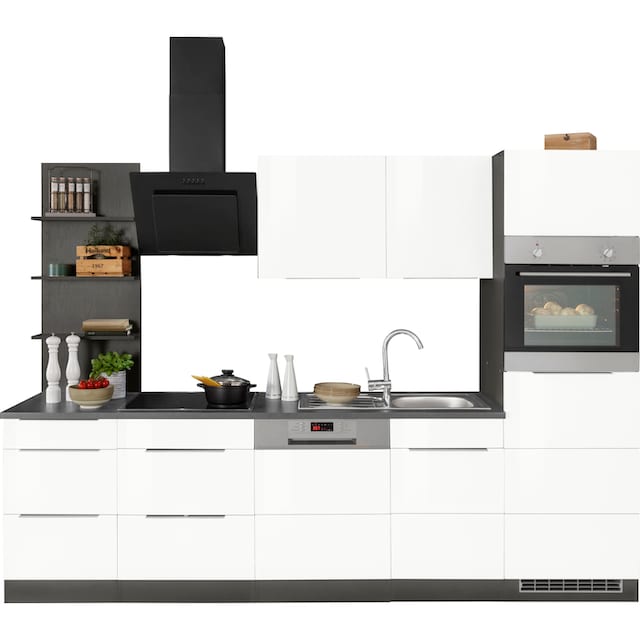 HELD MÖBEL Küchenzeile auf E-Geräten, mit cm 280 Breite kaufen »Brindisi«, Raten