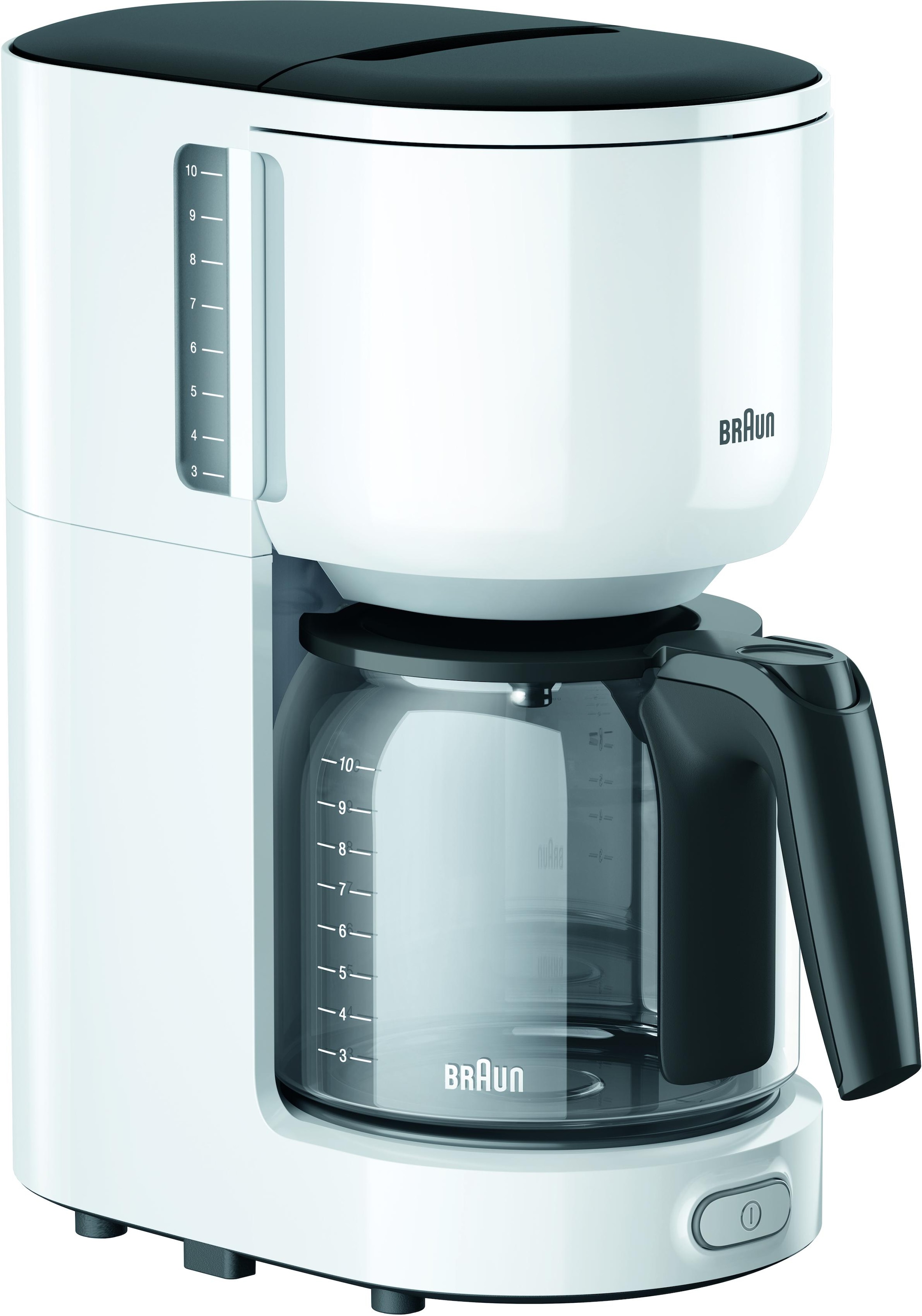 Braun Filterkaffeemaschine »KF 3120 WH«, Papierfilter, 1x4 auf Rechnung  bestellen