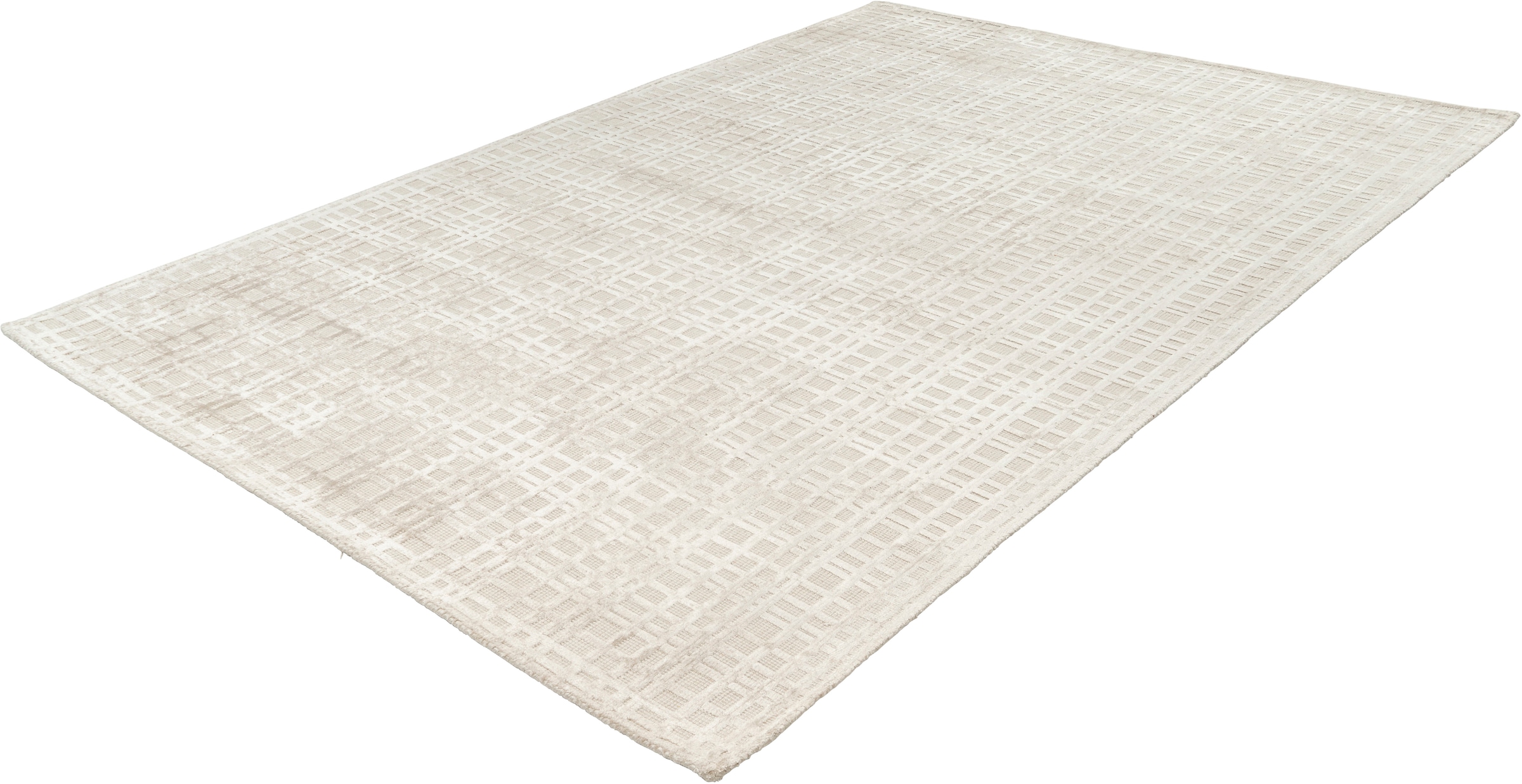 Padiro Teppich »Karma 125« rechteckig 8 mm Höhe Handgewebter Teppich mit 3D-Design, weiche Haptik, pflegeleicht