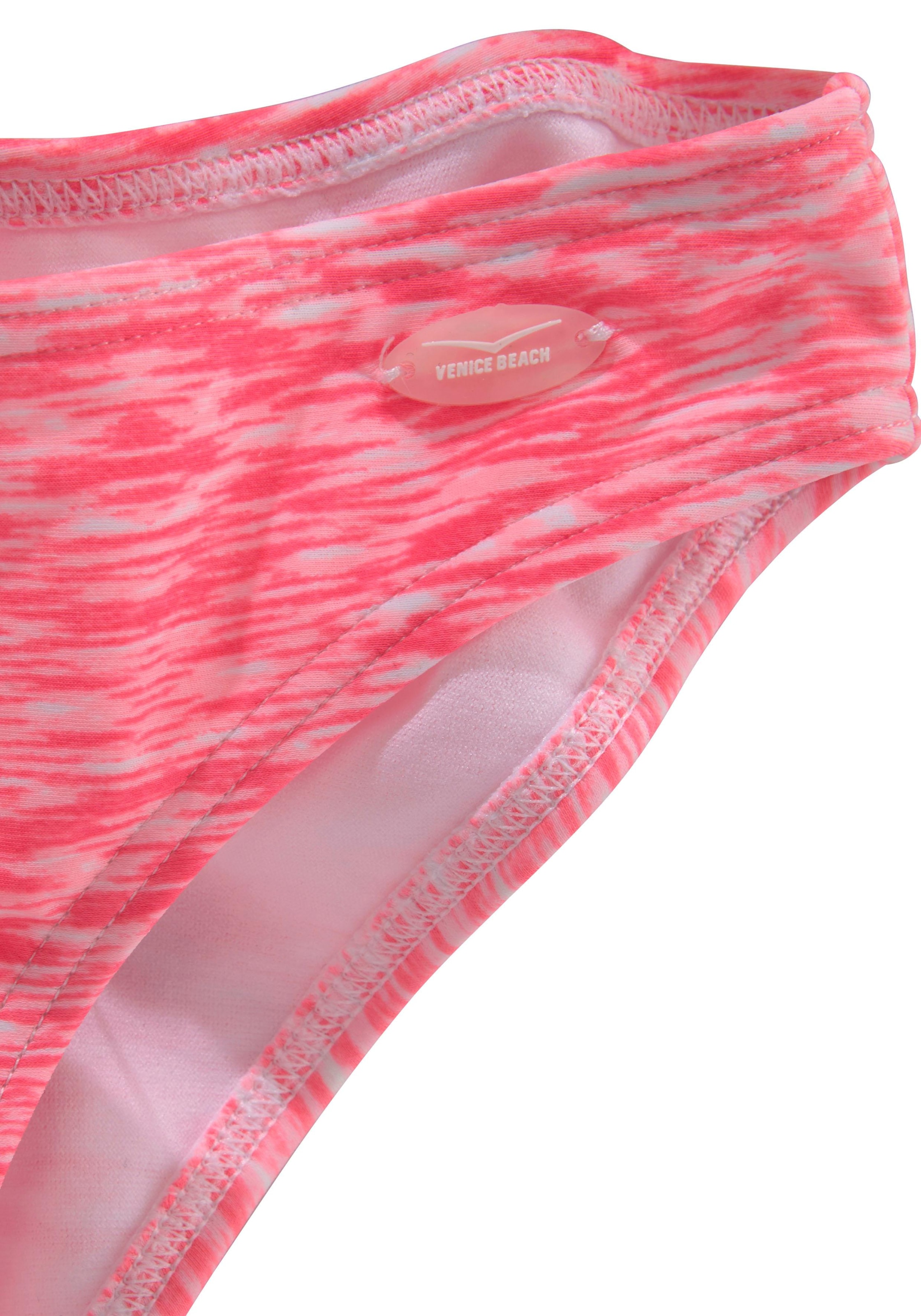 2. Bild von Venice Beach Bandeau-Bikini, regulierbares Top, seitliche Stäbchen
