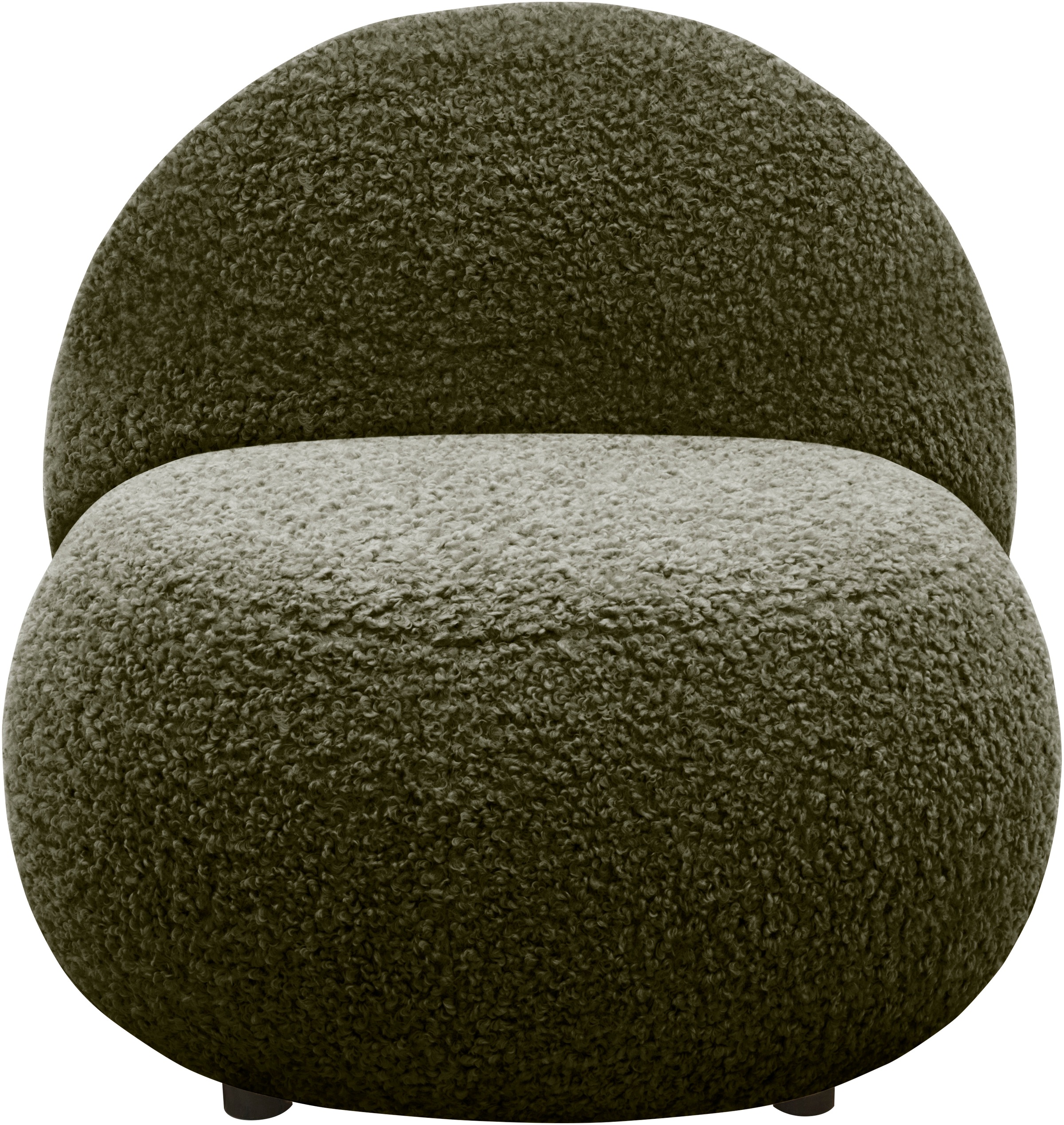 INOSIGN Sessel »Mithras II Cocktailsessel«, Bouclé oder Fellimitat; Lieferz günstig online kaufen