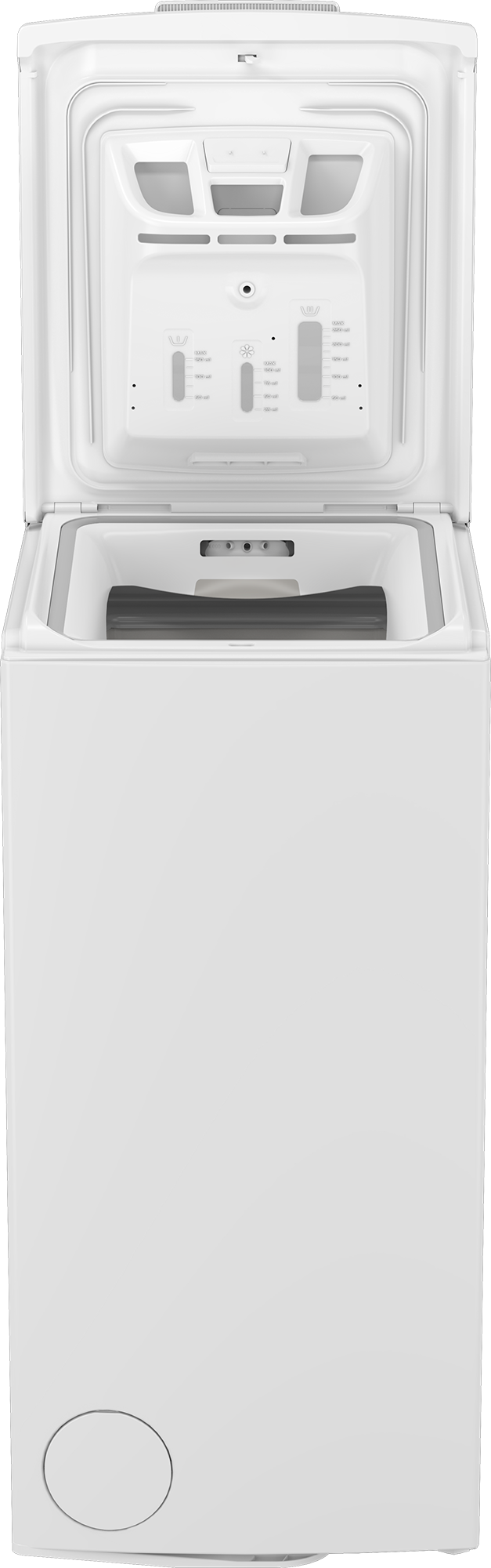 BEKO Waschmaschine Toplader »BWTL 6A W ES« 6 kg 1200 U/min Hygiene+ und Knitterschutz unterstützen gepflegte Wäsche.
