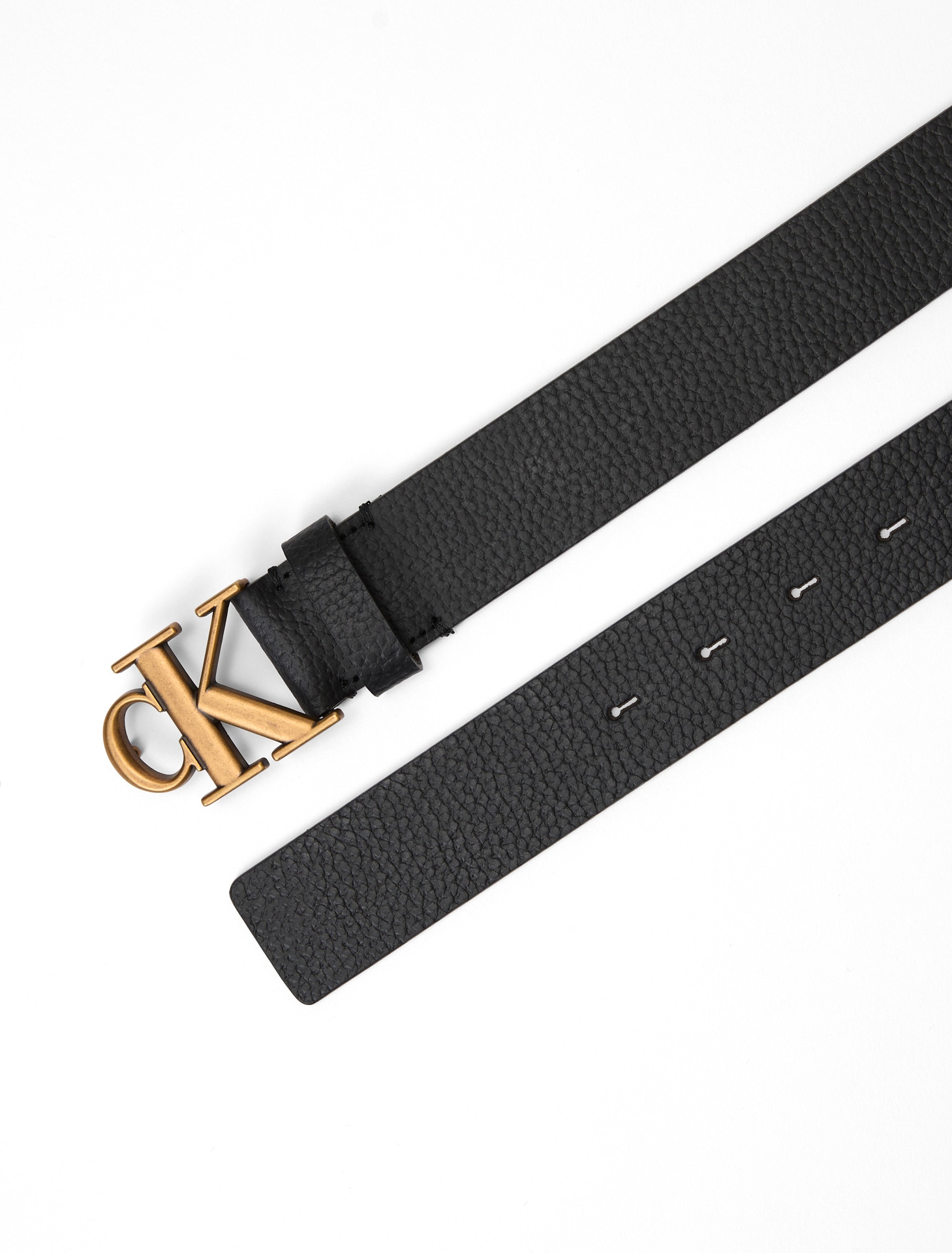 Calvin Klein Jeans Ledergürtel »MONOGRAM BUCKLE FIXED BELT 35MM«
