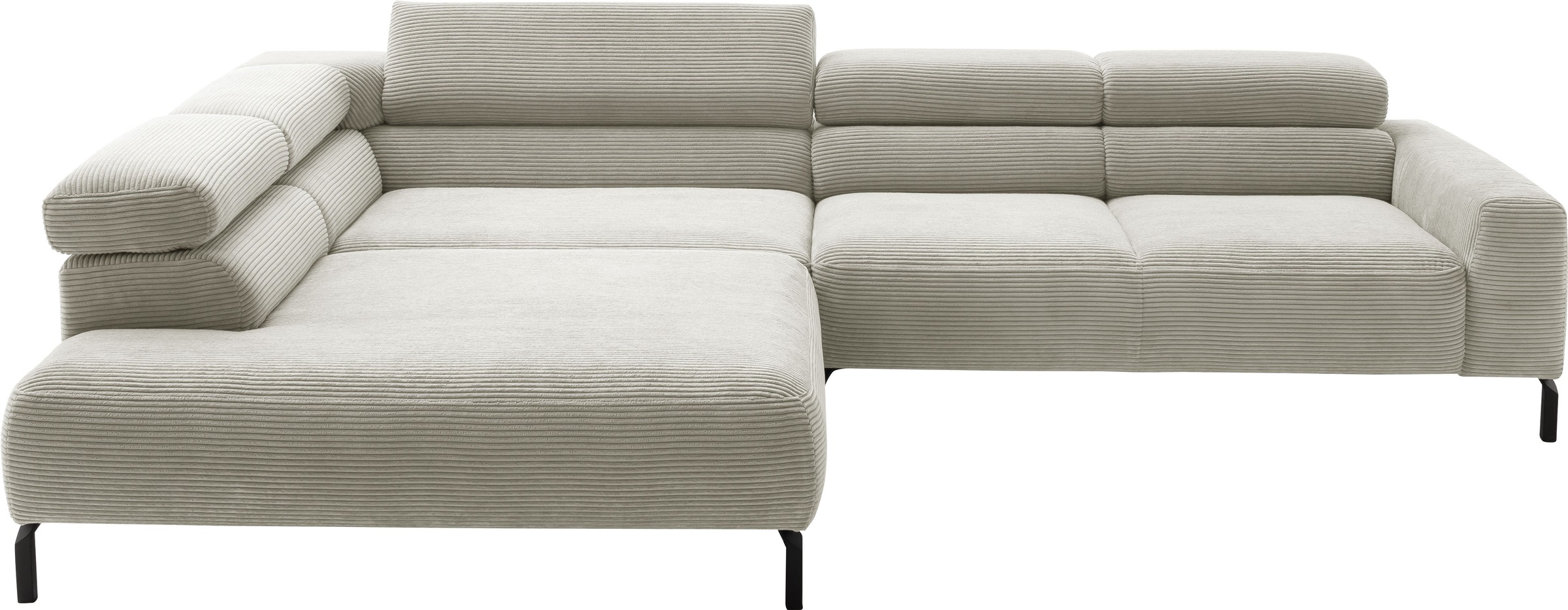 PLACES OF STYLE Ecksofa »Antonelli, L-Form, inkl. Kopfteilverstellung, Brei günstig online kaufen