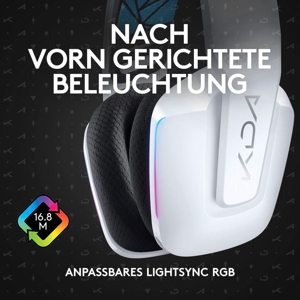 Logitech G Gaming-Headset »G733 K/DA«, Mikrofon abnehmbar