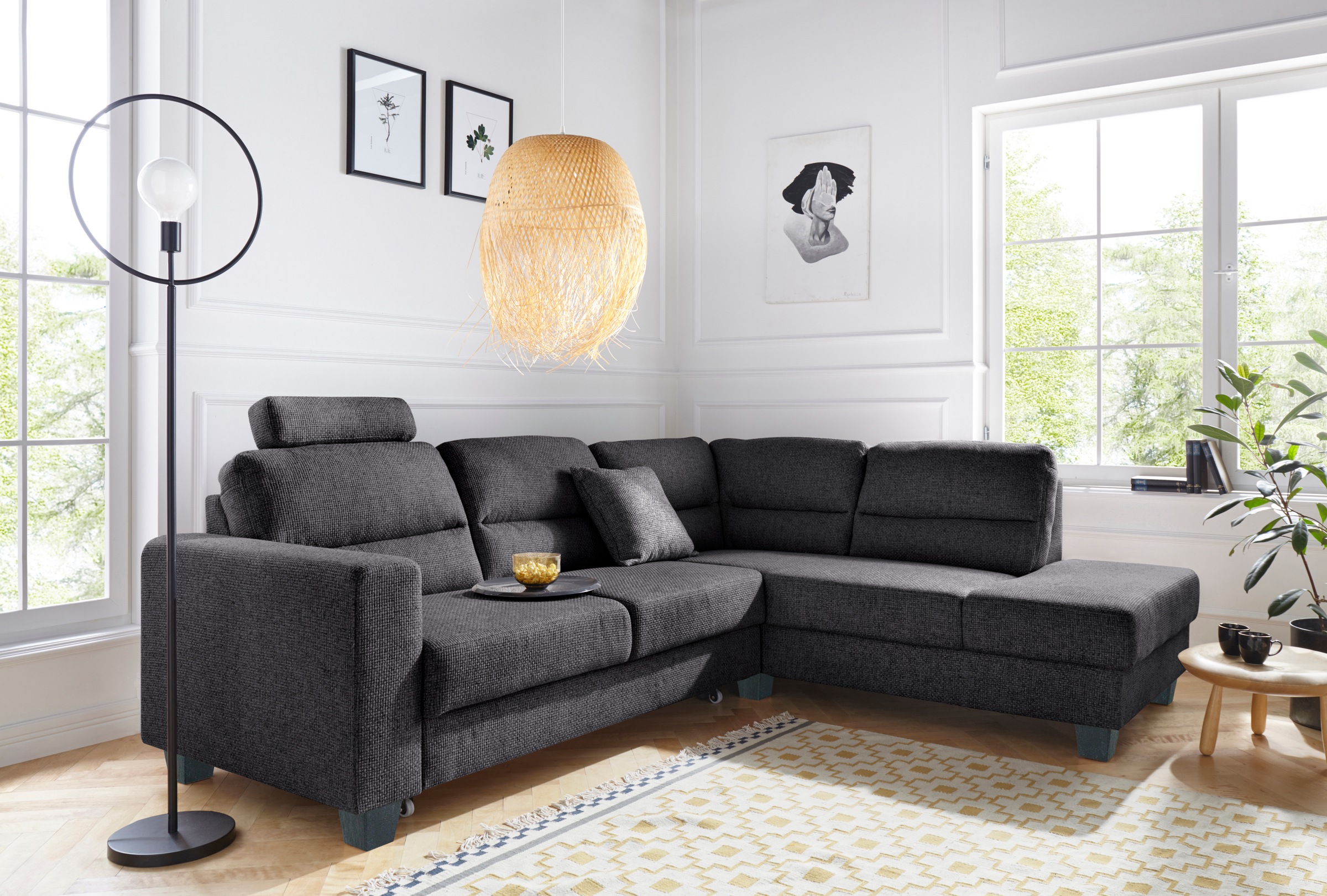 TRENDMANUFAKTUR Ecksofa »Chamber, zeitlos & elegant, bequem, L-Form«, inklu günstig online kaufen