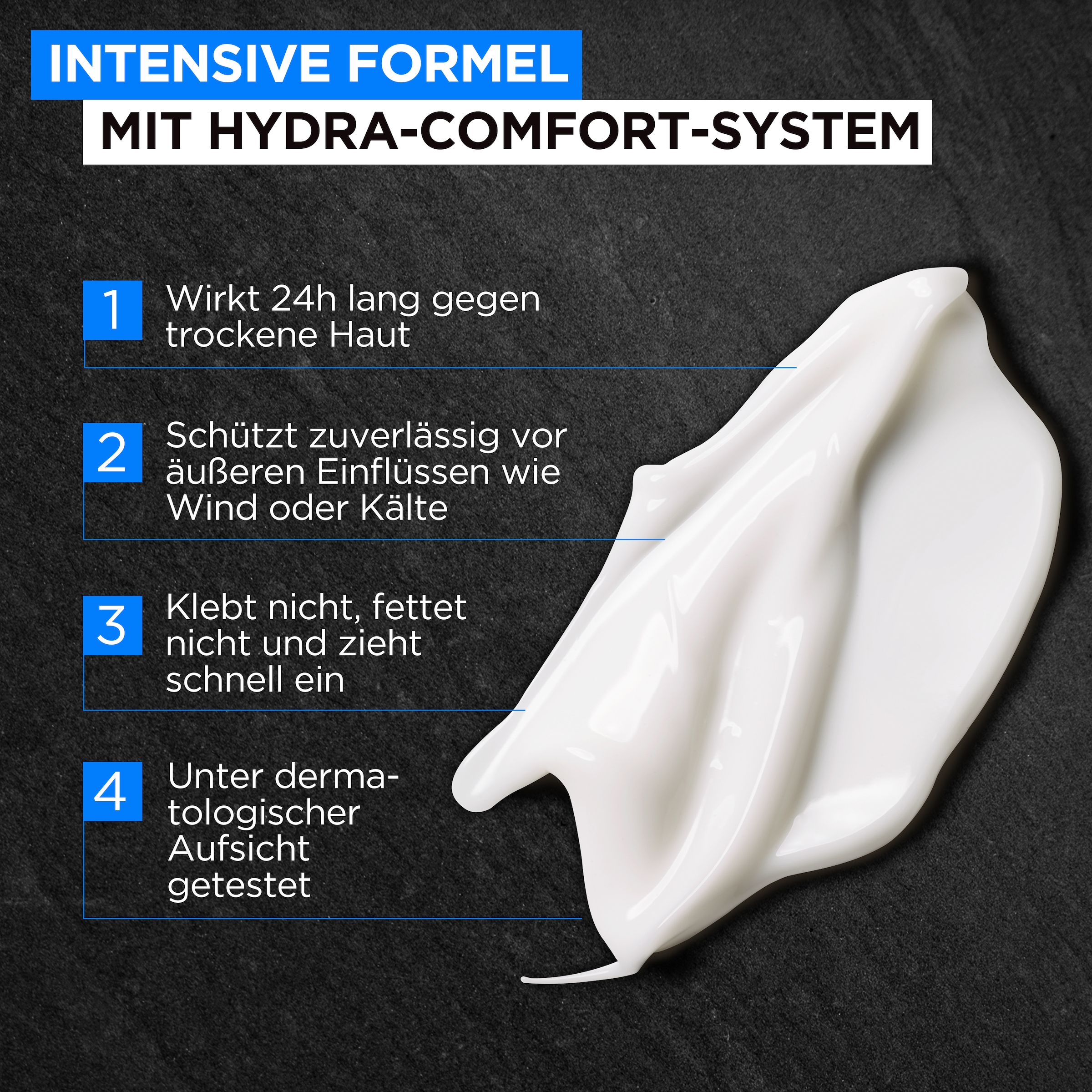 L'ORÉAL PARIS MEN EXPERT Feuchtigkeitscreme »Hydra Intensive« feuchtigkeitsspendend, stärkt die Haut gegen tägliche Belastung