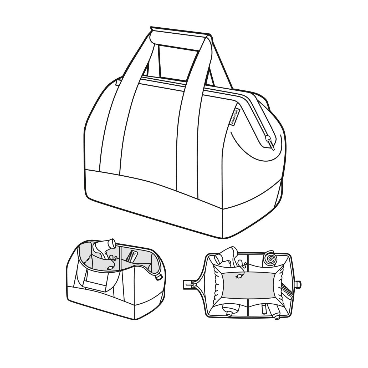 REISENTHEL® Reisetasche »reisenthel allrounder M« Maße für Handgepäck