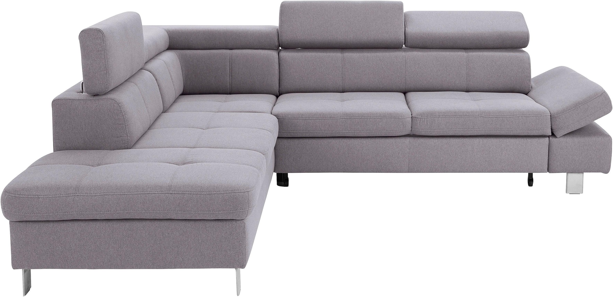 exxpo - sofa fashion Ecksofa "Fiji, L-Form", mit Kopf- bzw. Rückenverstellu günstig online kaufen