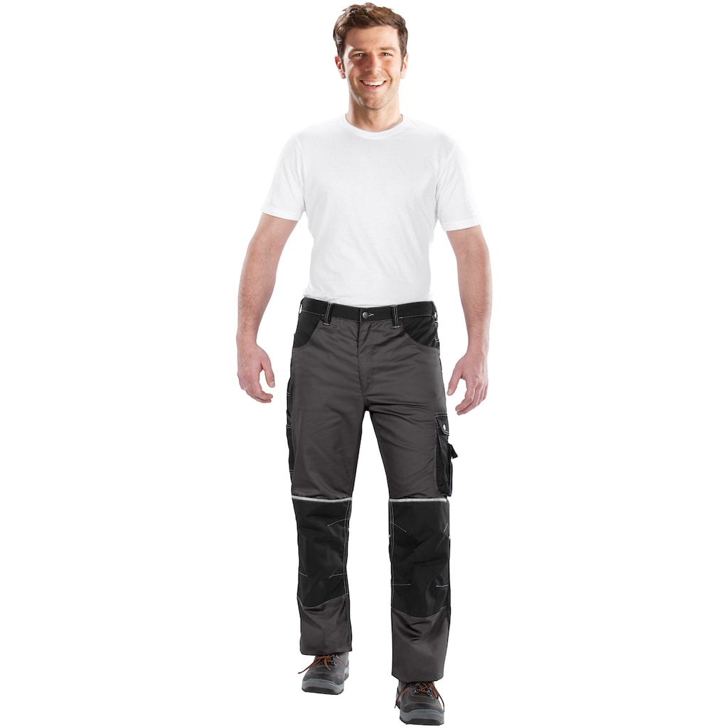 Northern Country Arbeitshose »Worker«, (mit 8 Taschen), mit verstärktem Kniebereich, strapazierfähig, dehnbarer Bund