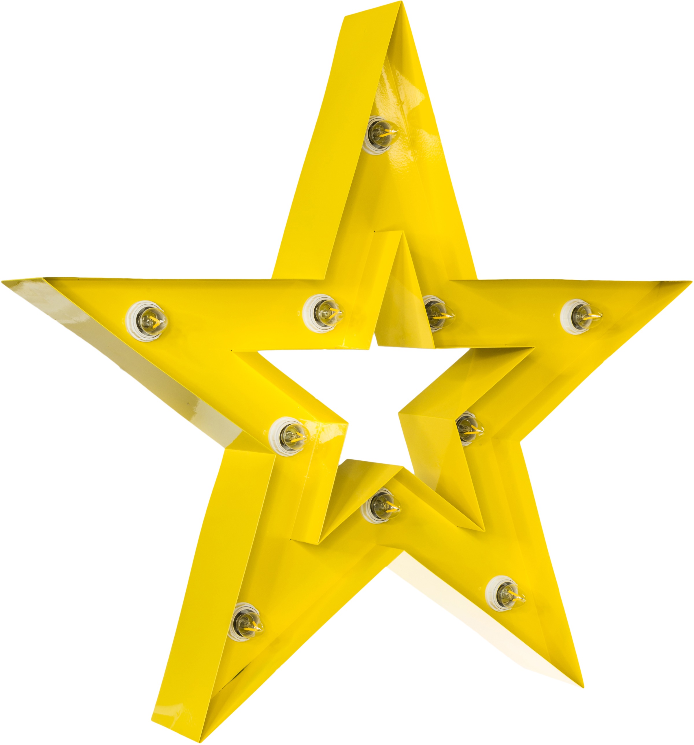 MARQUEE LIGHTS Dekolicht »Star«, 10 flammig, Leuchtmittel E14   ohne Leucht günstig online kaufen