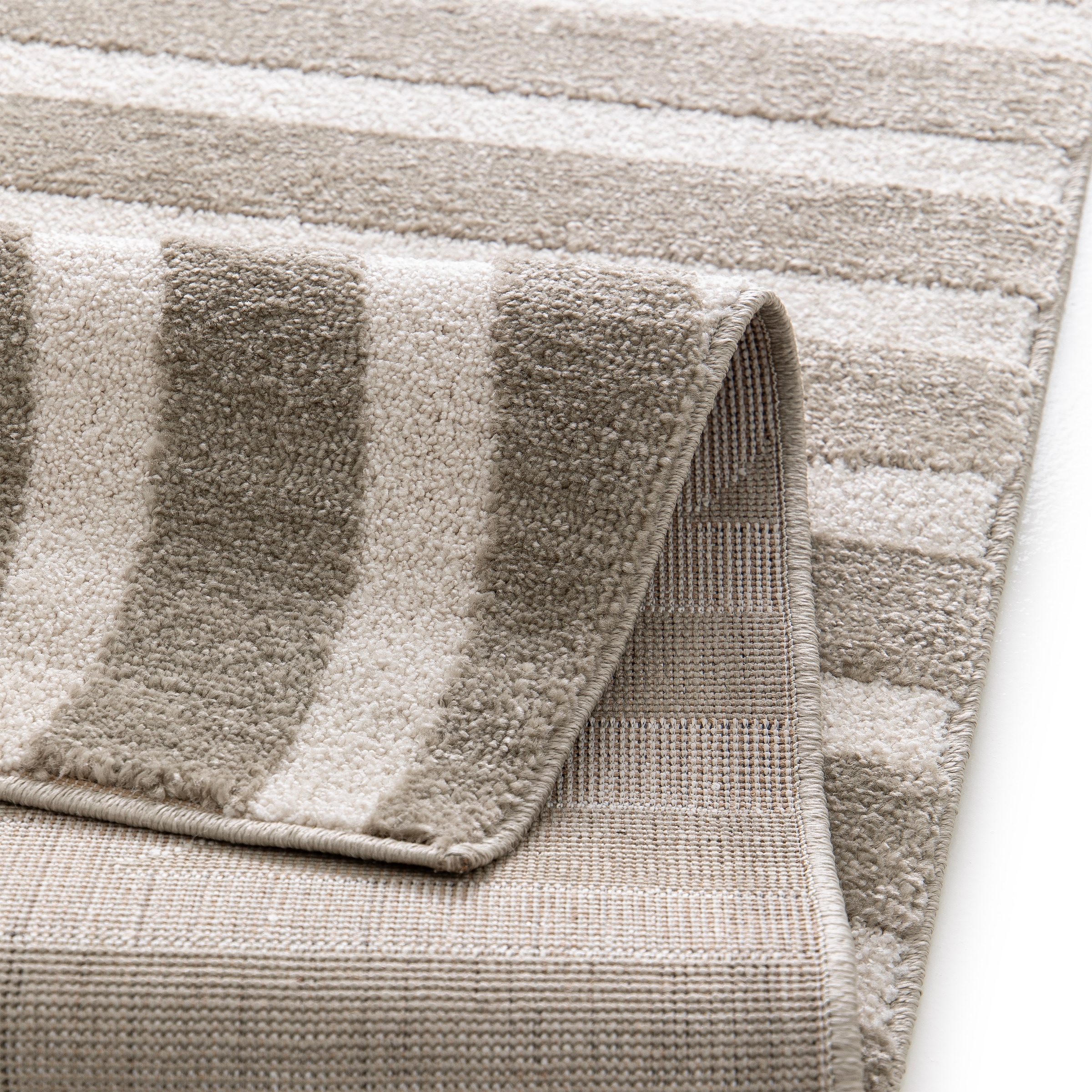 OTTO home Teppich »Rubi, Supersoft, 3D- Design, weiche Haptik« rechteckig 9 mm Höhe softer Kurzflor, pflegeleicht, Wohnzimmer, Esszimmer, Schlafzimmer