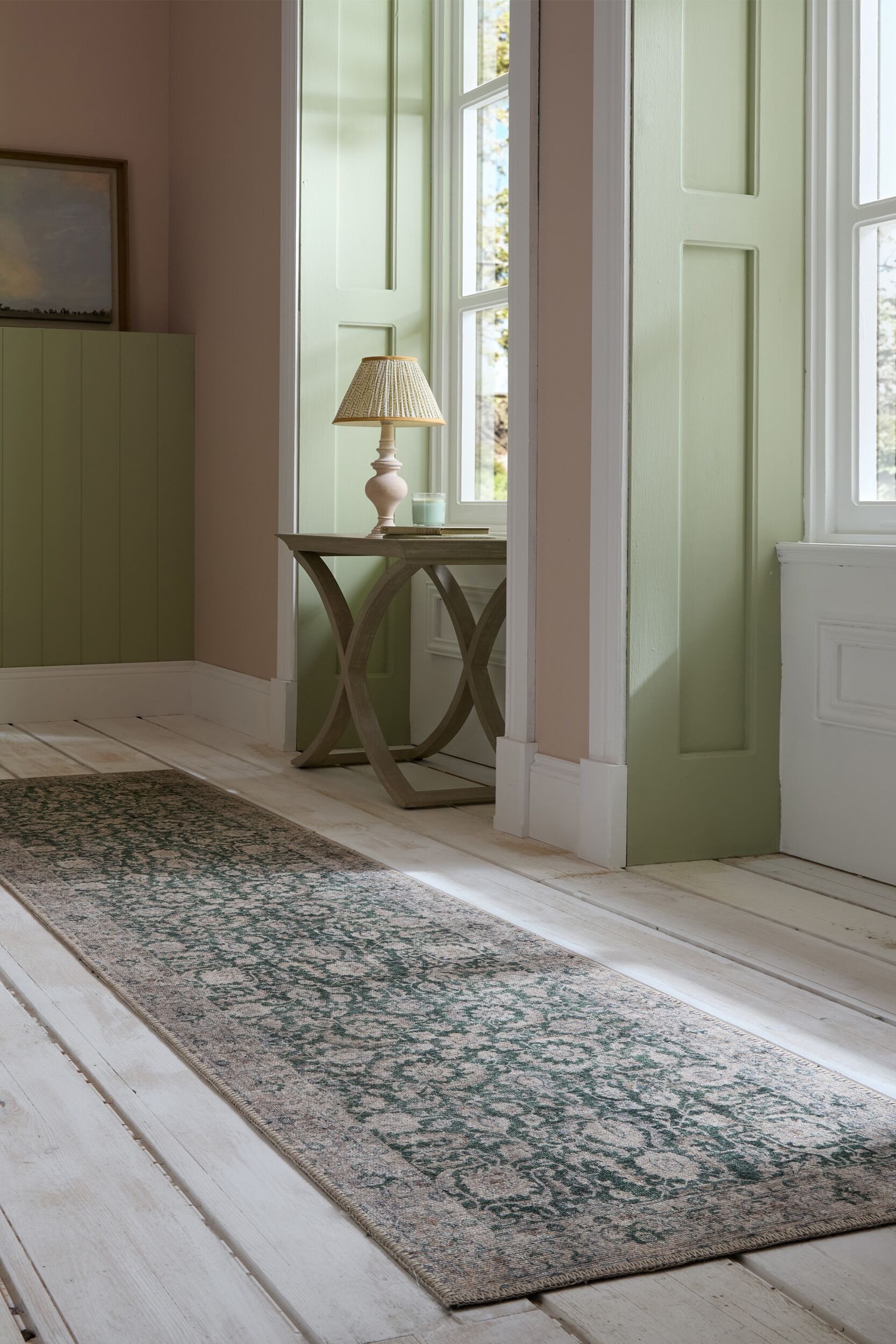 FLAIR RUGS Teppich »Beau Floral«, rechteckig, 2 mm Höhe, Waschbarer Traditi günstig online kaufen