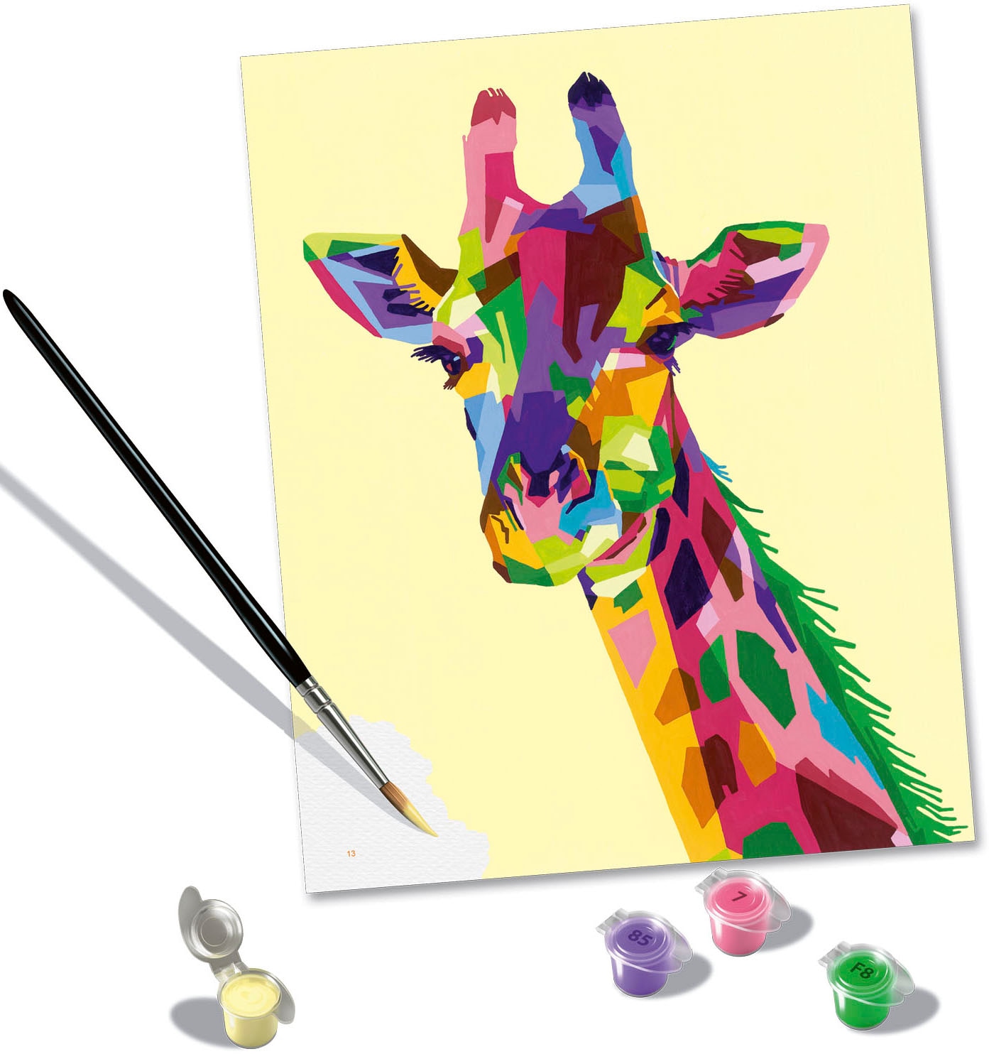 Ravensburger Malen nach Zahlen »CreArt, Funky Giraffe«, Made in Europe