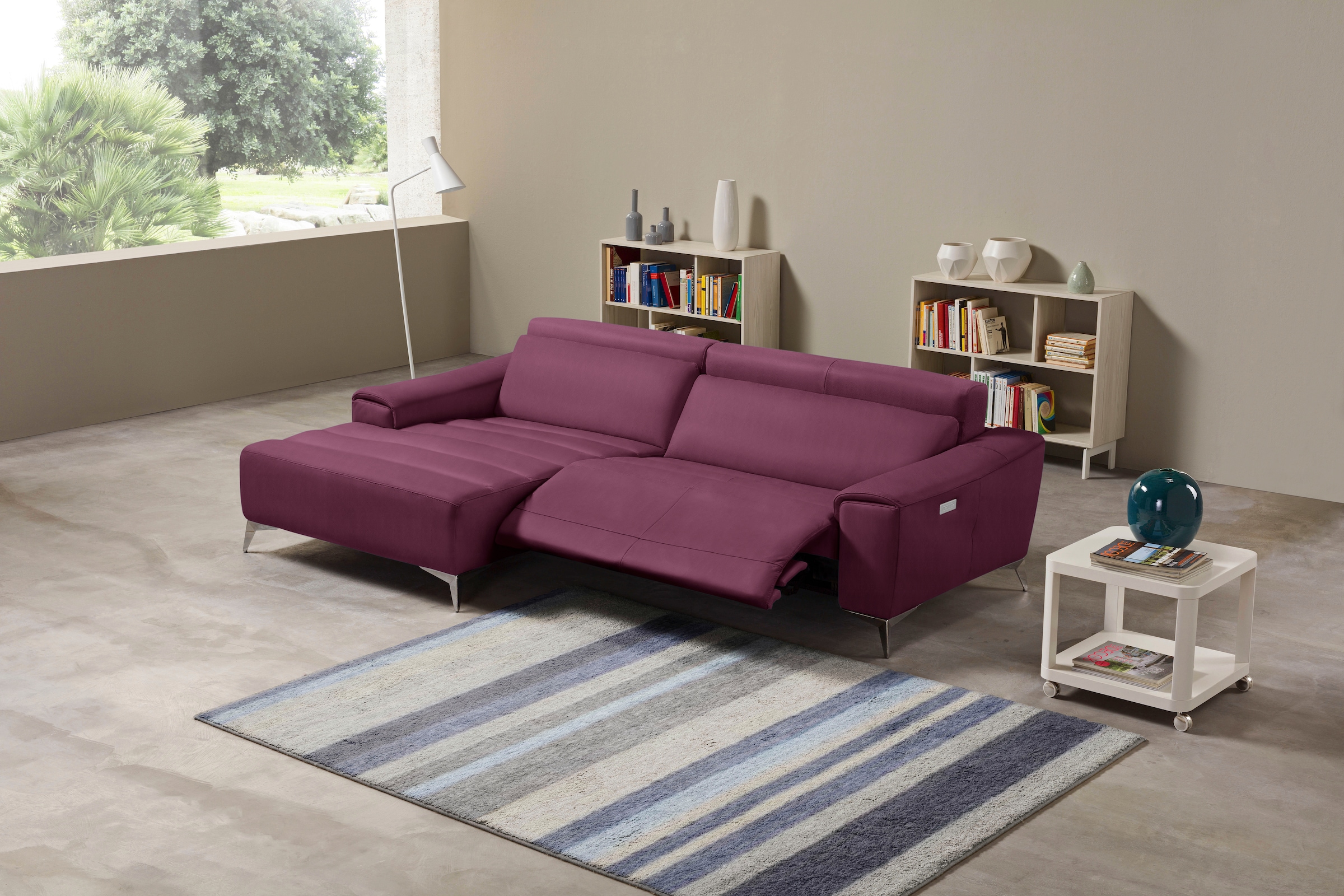 Egoitaliano Ecksofa "Suzette, Designsofa mit hohem Sitzkomfort", mit Recami günstig online kaufen