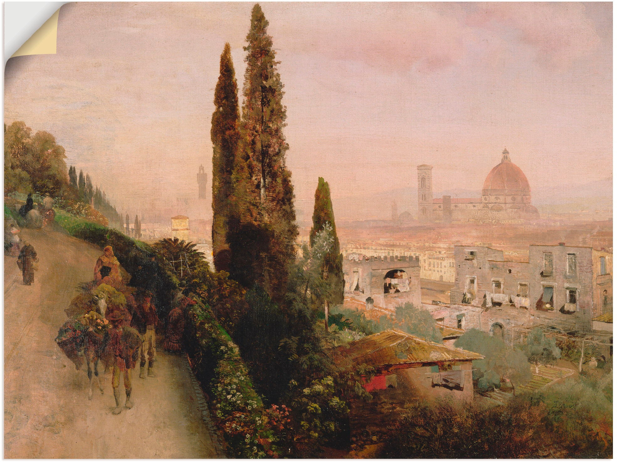 Artland Wandbild »Florenz.«, Italien, Größen bestellen oder versch. St.), in als (1 Wandaufkleber online Poster Leinwandbild