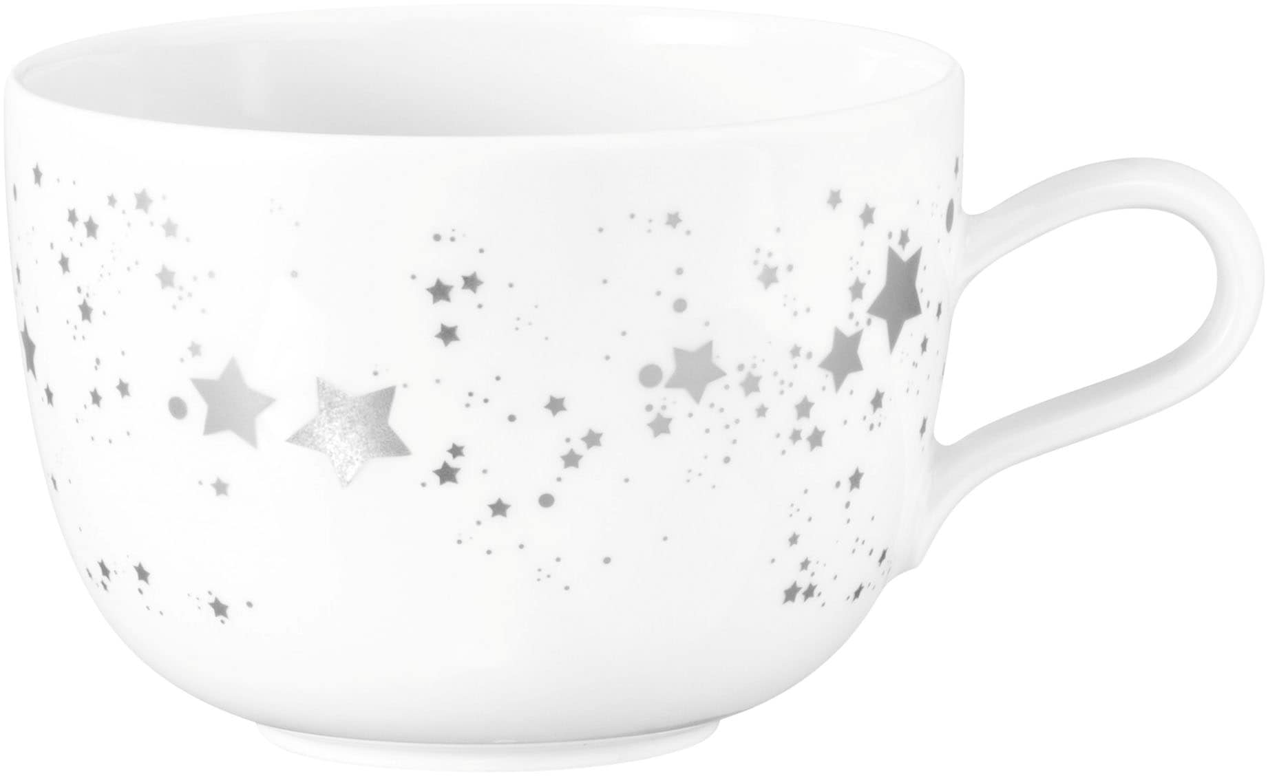 Seltmann Weiden Tasse »Liberty - Silver Stars«, (1 tlg.), Milchkaffeeoberta günstig online kaufen