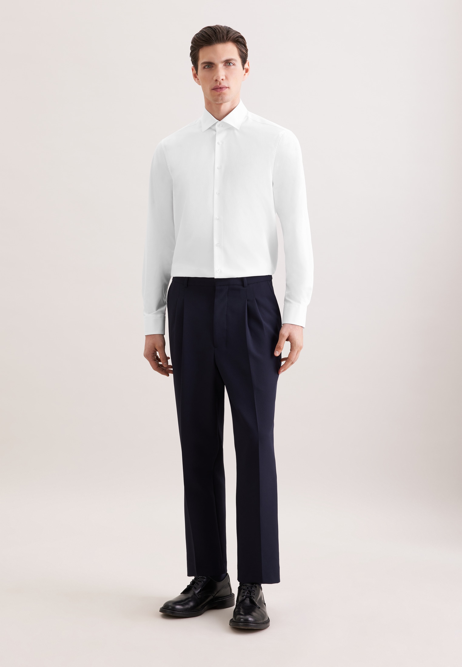 seidensticker Businesshemd »Schwarze Rose« Regular 1/1 Kentkragen Uni