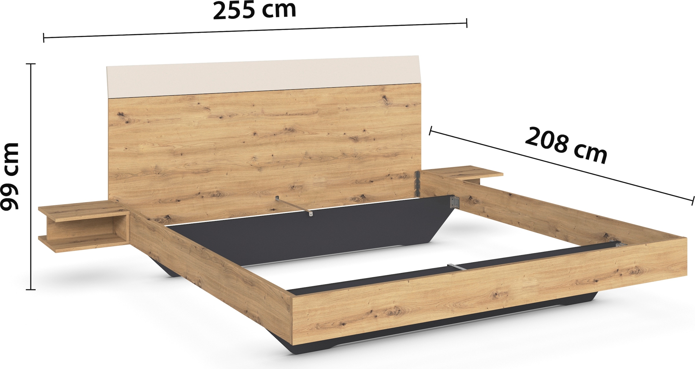 rauch Schlafzimmer-Set »Monza« mit Schwebetürenschrank Breite 218 cm, Bettanlage in 2 Breiten