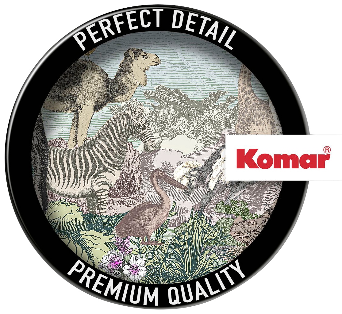 Komar Fototapete »Vlies selbstklebend - Animal Kingdom - Größe 125 x 125 cm«, bedruckt, Wohnzimmer, Schlafzimmer