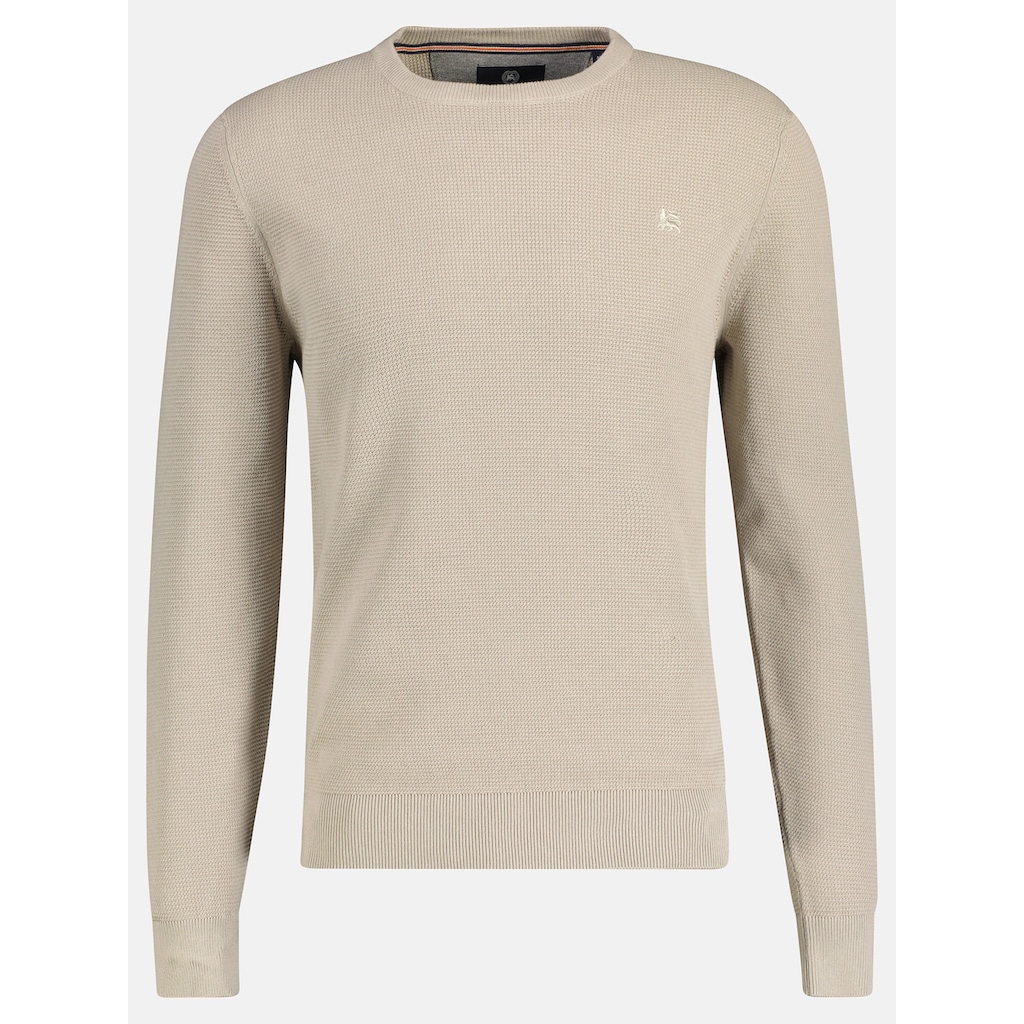 LERROS Strickpullover »LERROS Sportiver Crewneck-Strickpullover«