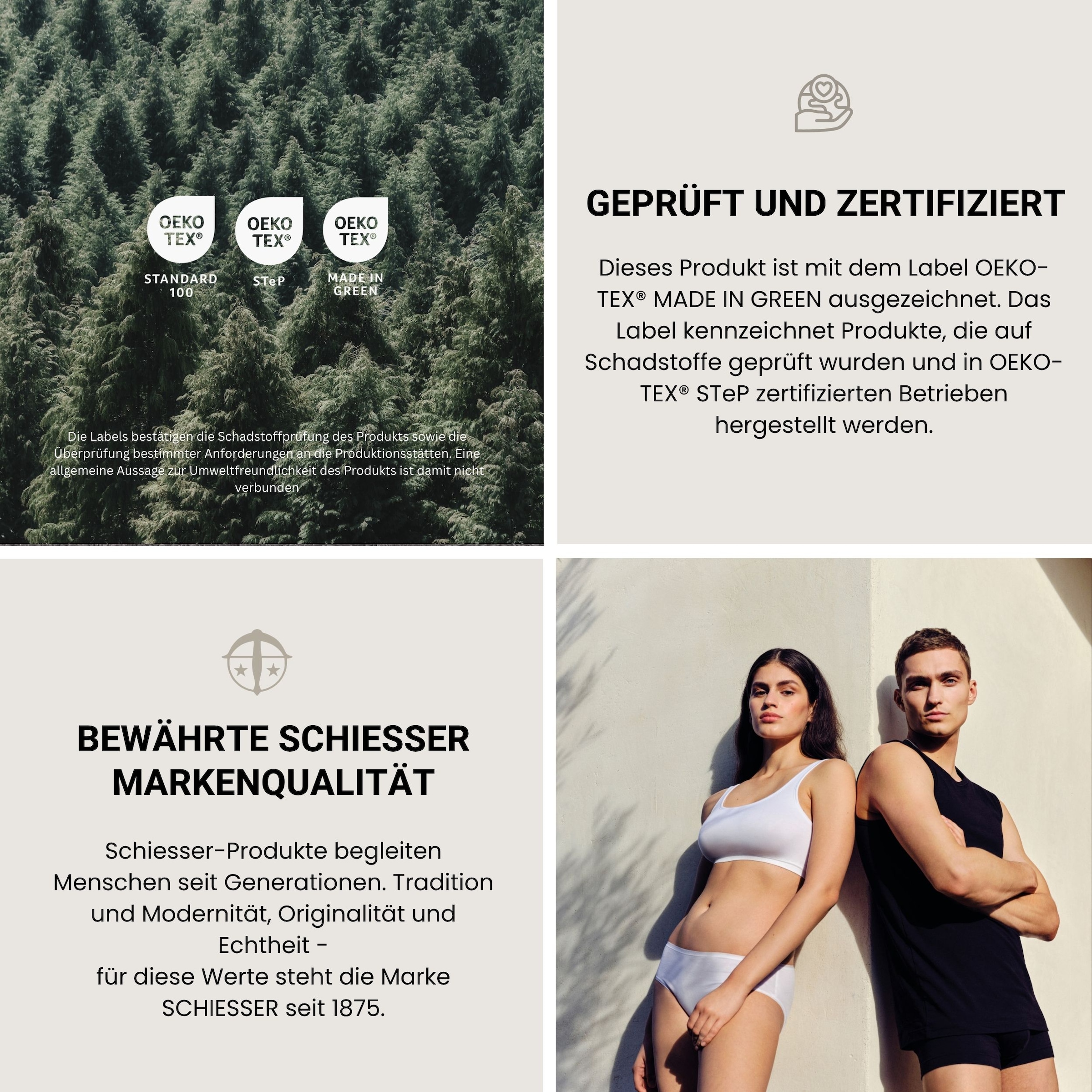 Schiesser Gaestehandtuecher »Neapel aus 100% Baumwolle mit eleganter Hoch-Tief-Optik« OEKO-TEX® MADE IN GREEN