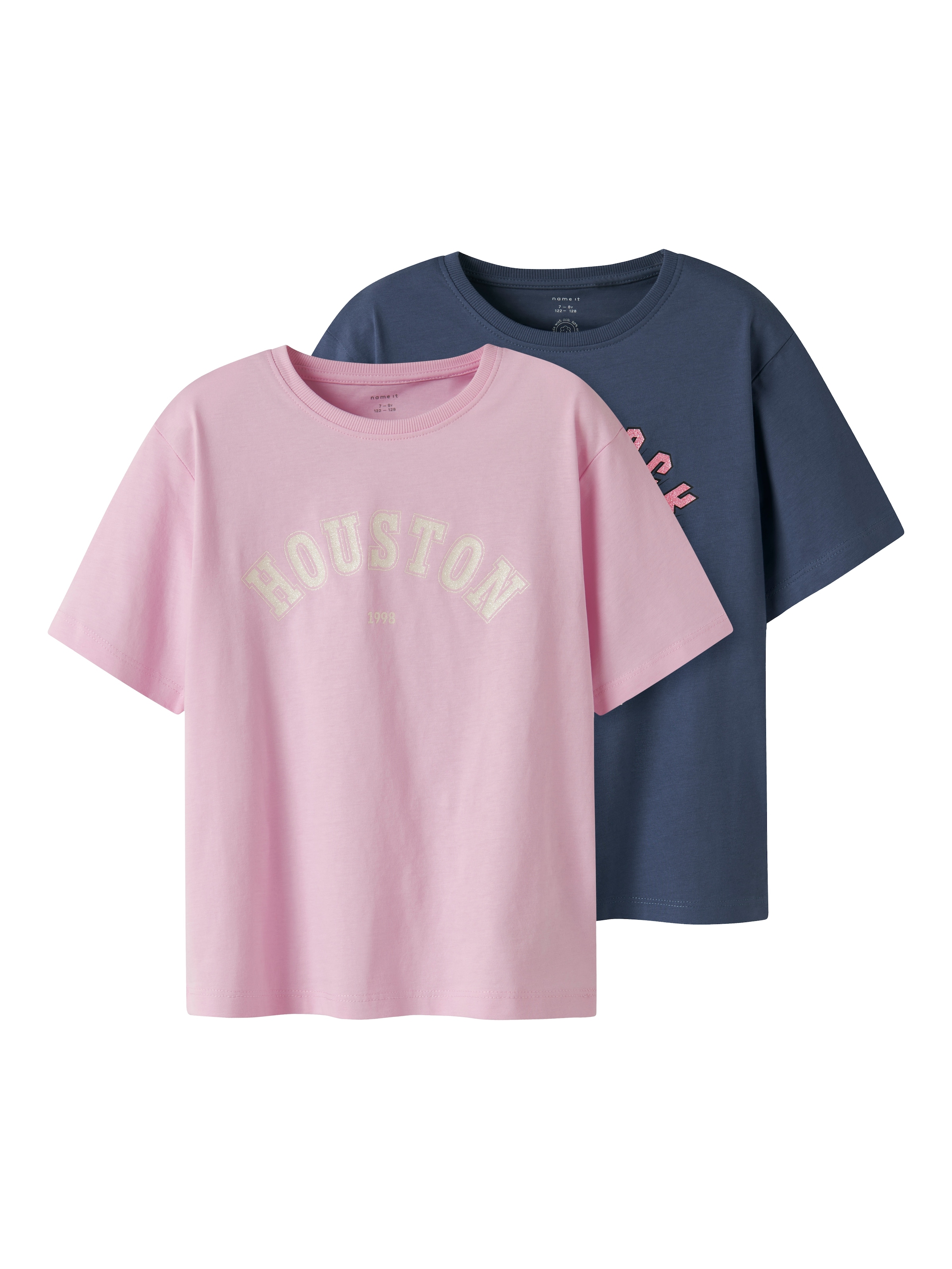 Name It T-Shirt »NKFKASSANDRA 2P SS NREG TOP PB«, (Packung, 2 tlg.)