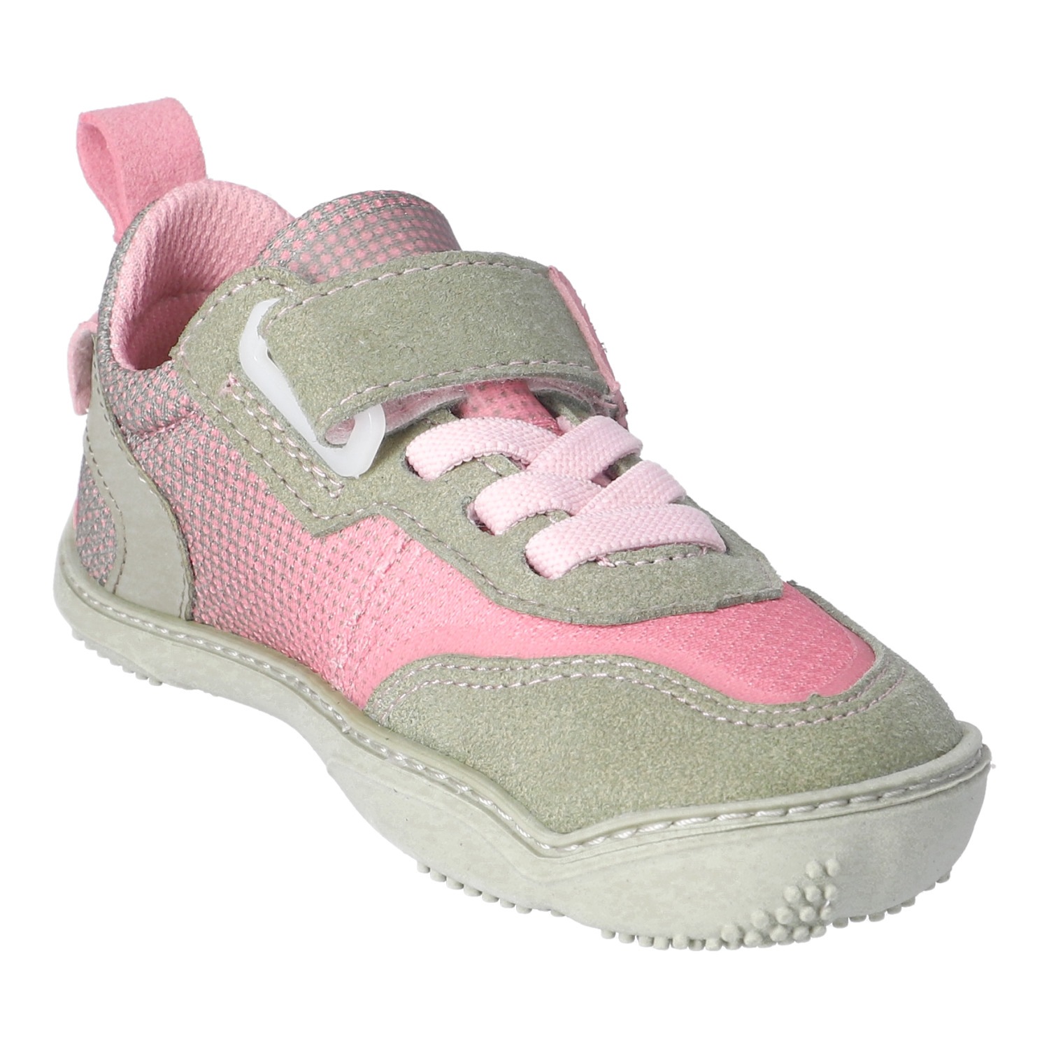 qnuffs Barfußschuh »Fichte«  Klettschuh, Sneaker, Halbschuh mit Kontrastbesätzen