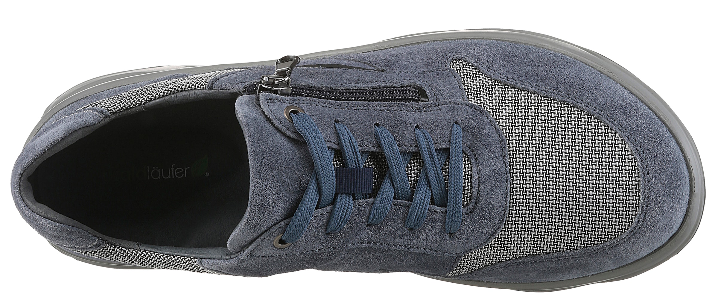 Waldläufer Sneaker »H-MAX«, Schnürschuh, Halbschuh mit zusätzlichem Reißverschluss, H-Weite