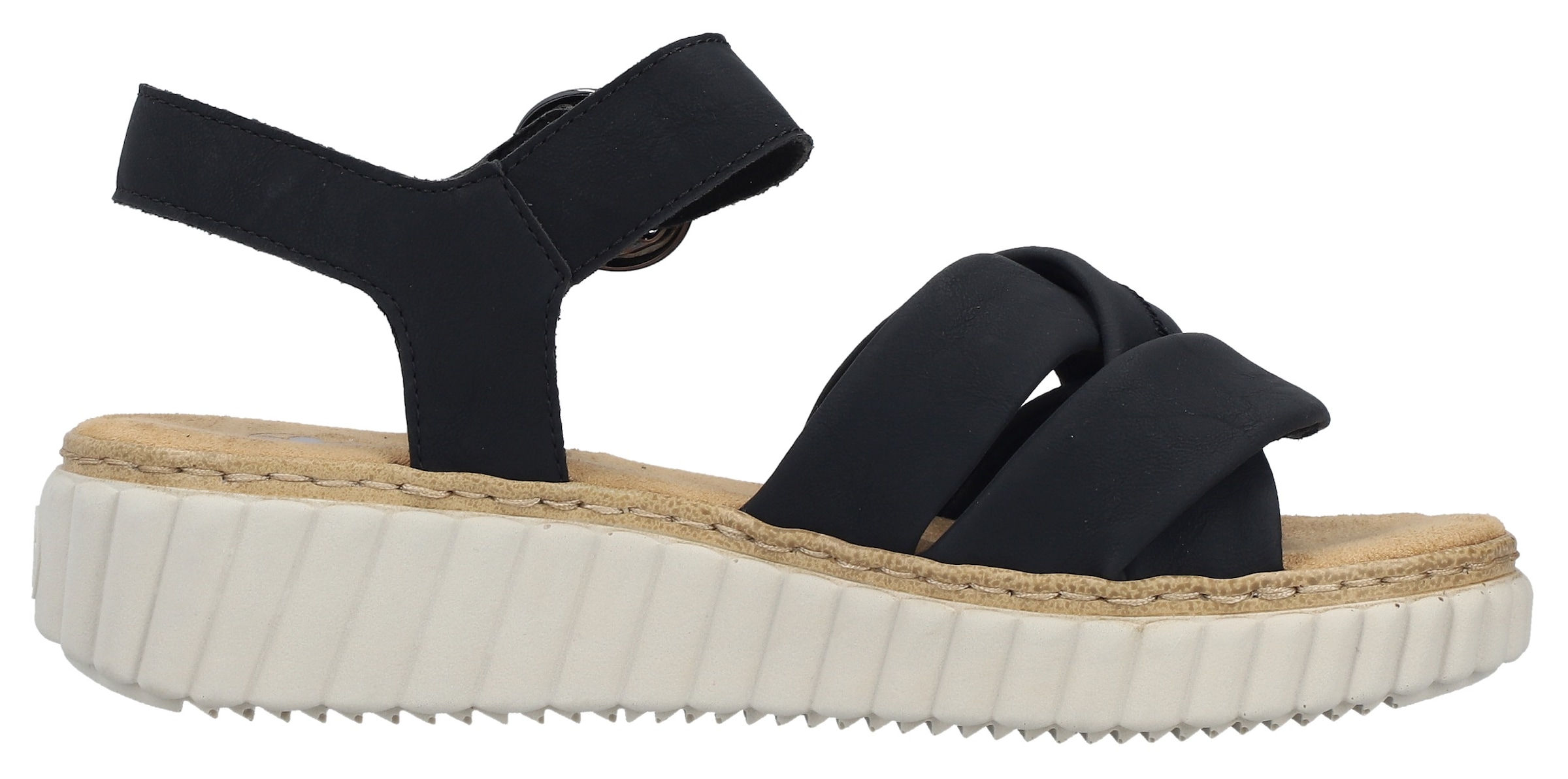 Rieker Sandale  Sommerschuh, Urlaubsschuh mit Überkreuzbangen