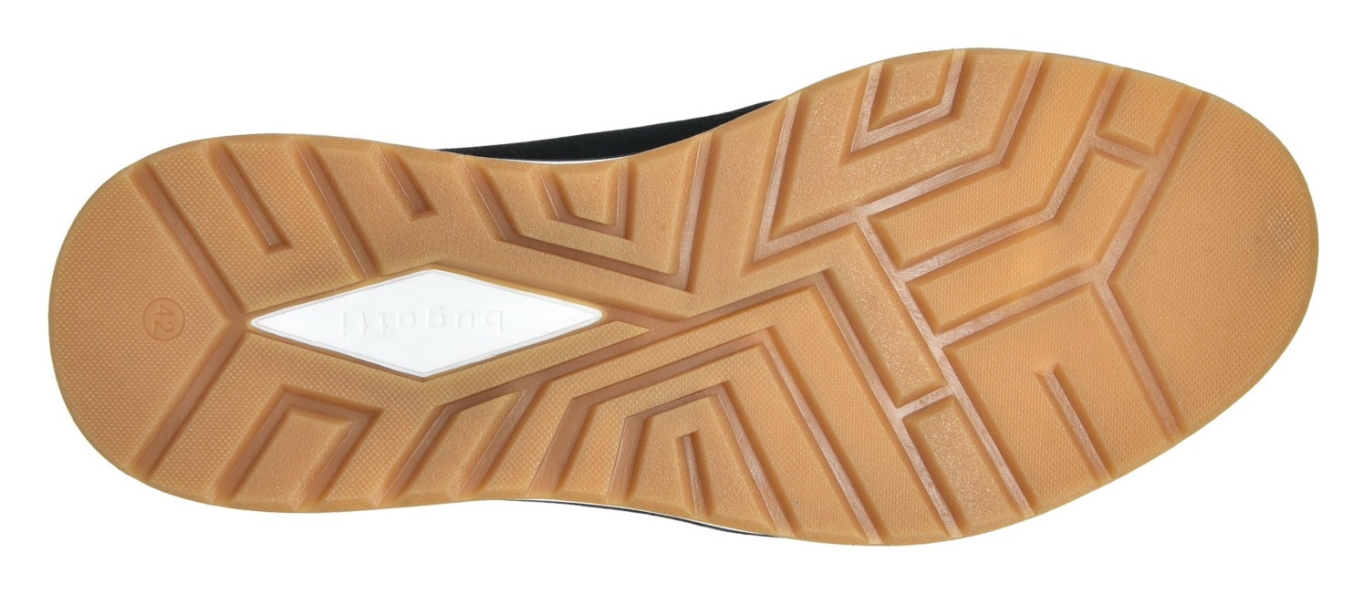 bugatti Sneaker  mit Ziernähten, Freizeitschuh, Halbschuh, Schnürschuh