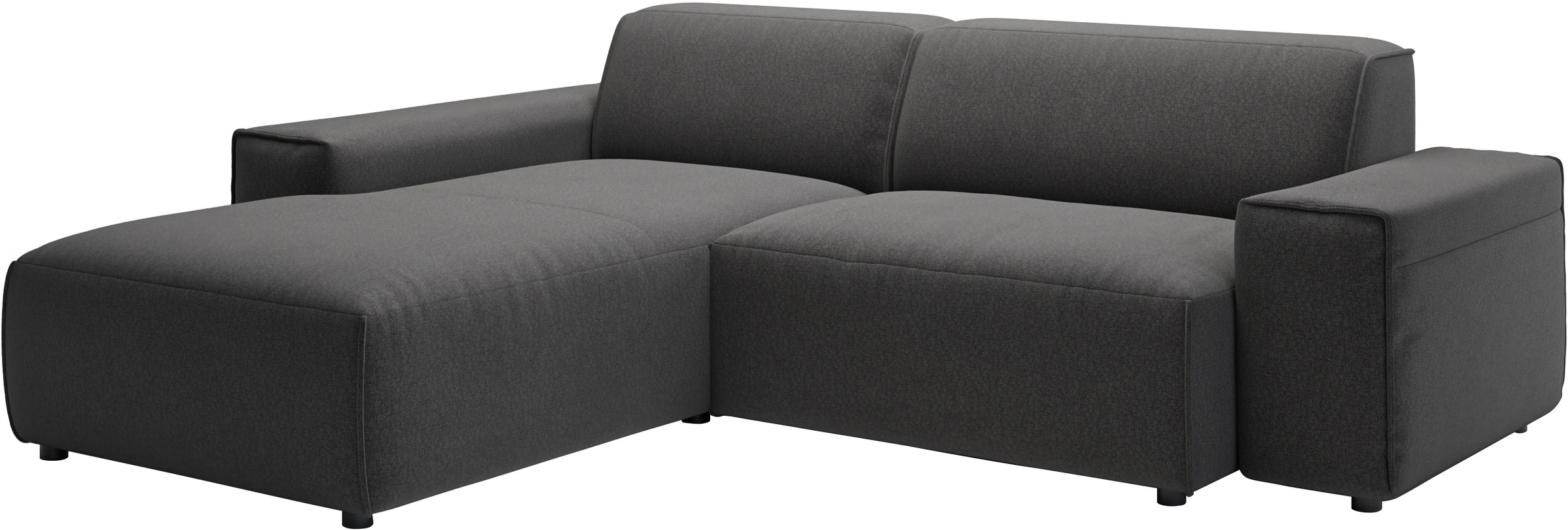 andas Ecksofa »Glimminge L-Form auch in Breitcord, Feincord + Easy care-Bezug,«, Breite 234, Zierkissen